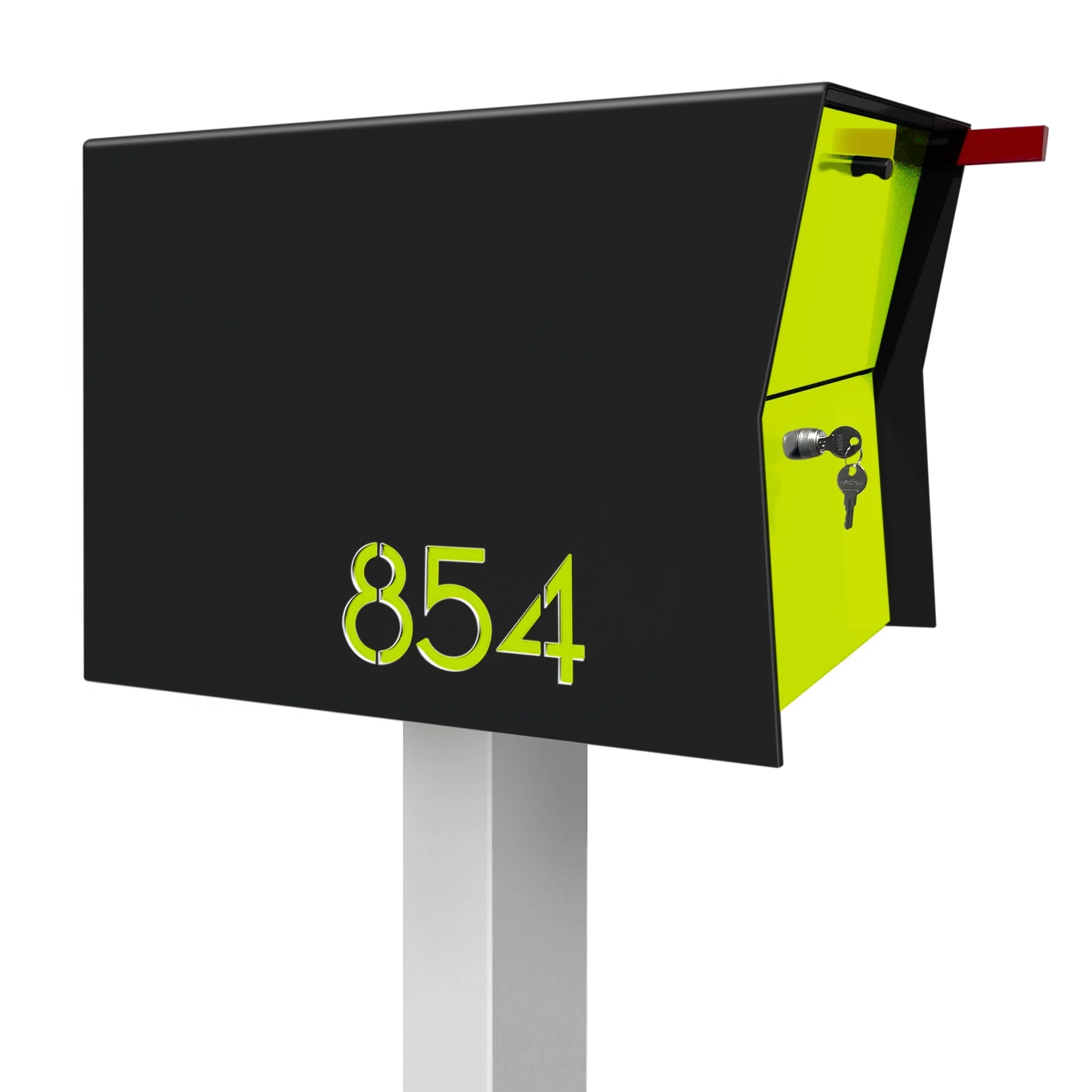 NEW! The Retrobox Locking Package Dropbox in JET BLACK - Modern Mailbox - Image 30