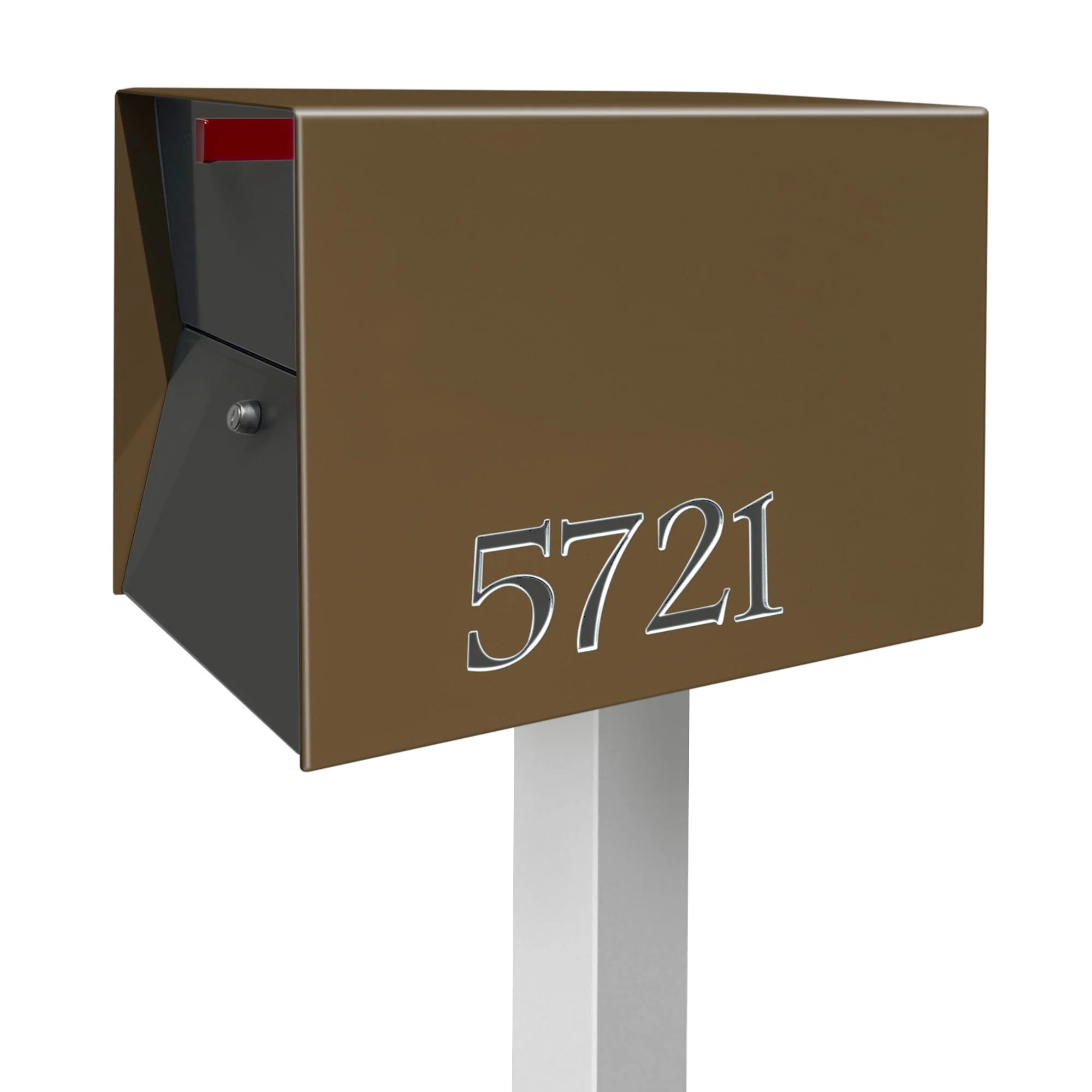 NEW! The UpTown Box Locking Package Dropbox  in COCONUT - Modern Mailbox - Image 21