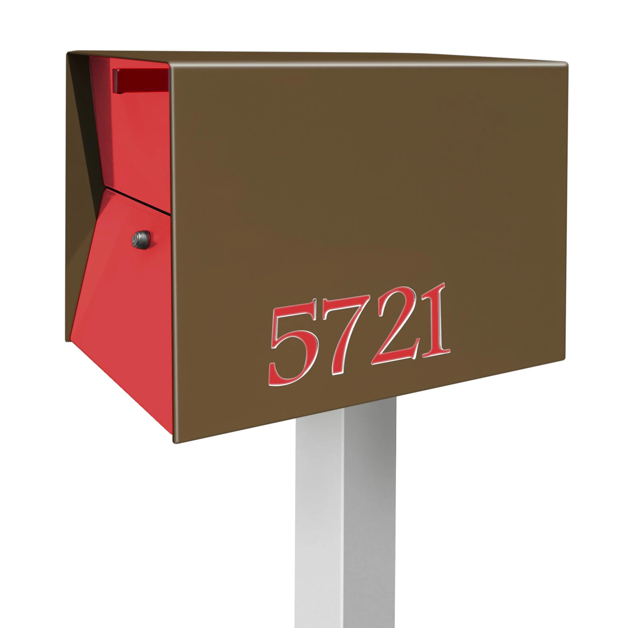 NEW! The UpTown Box Locking Package Dropbox  in COCONUT - Modern Mailbox - Image 36