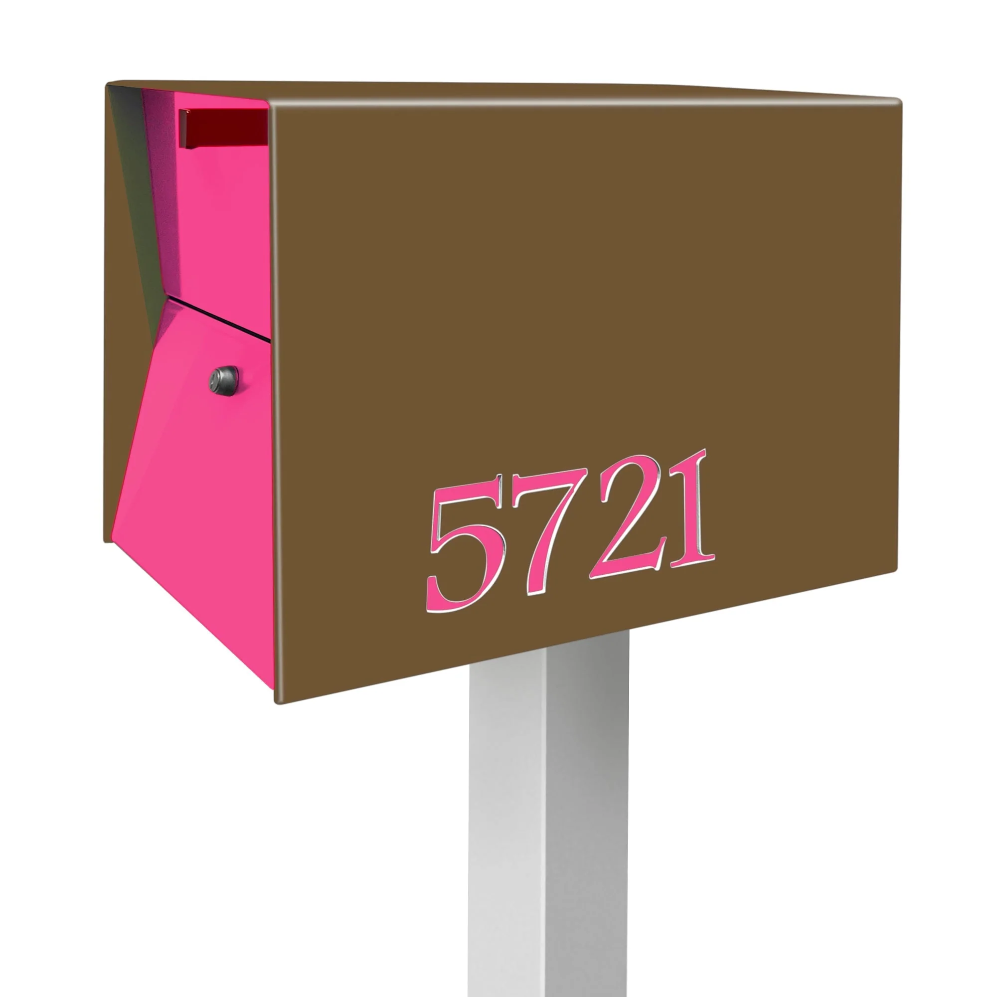 NEW! The UpTown Box Locking Package Dropbox  in COCONUT - Modern Mailbox - Image 38