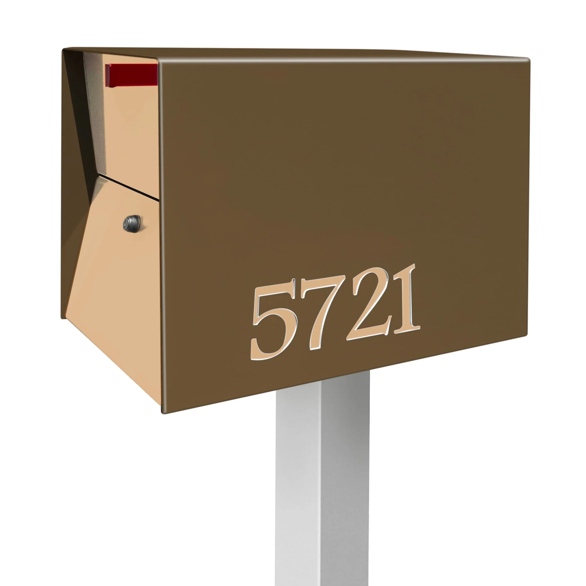 NEW! The UpTown Box Locking Package Dropbox  in COCONUT - Modern Mailbox - Image 39