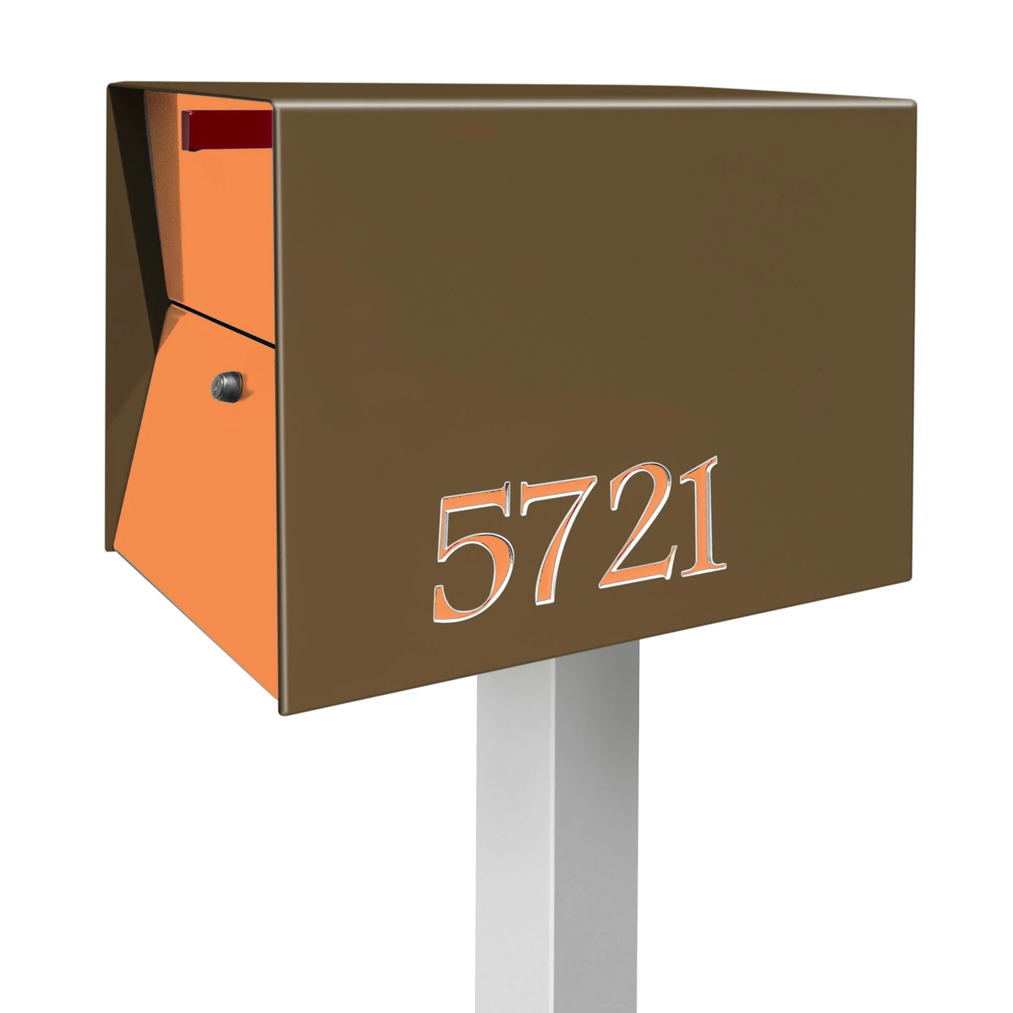 NEW! The UpTown Box Locking Package Dropbox  in COCONUT - Modern Mailbox - Image 40