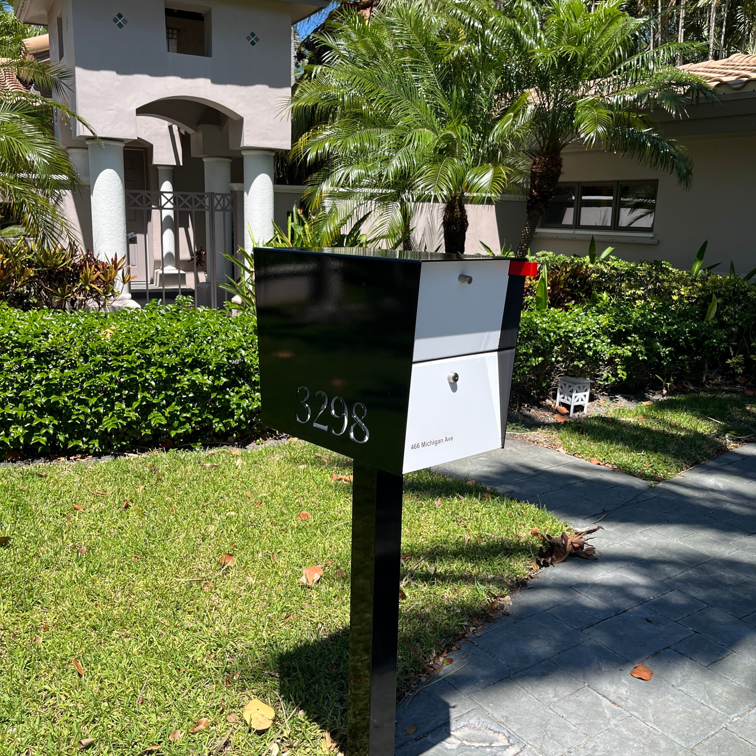 NEW! The UpTown Box Locking Package Dropbox  in JET BLACK - Modern Mailbox - Image 18