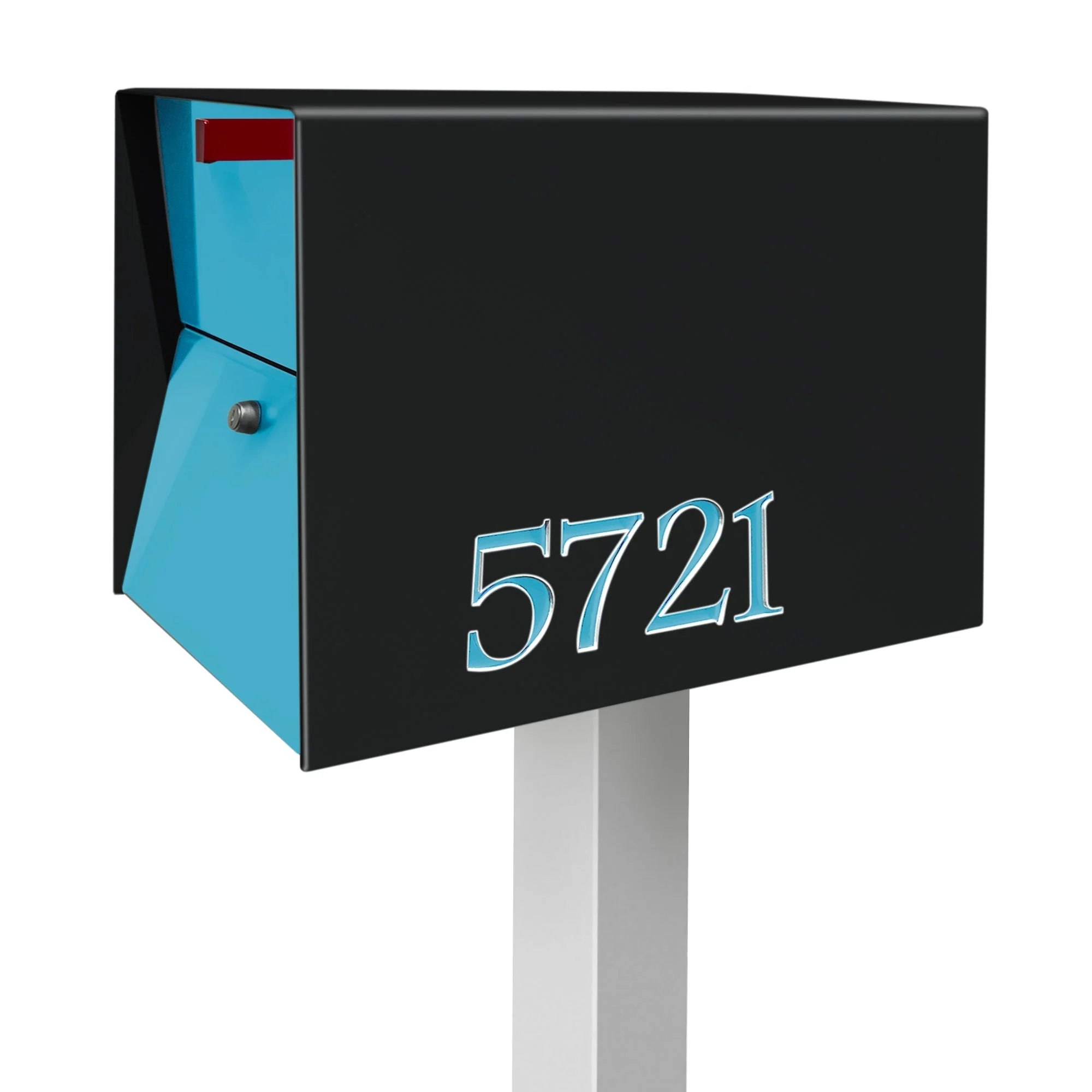 NEW! The UpTown Box Locking Package Dropbox  in JET BLACK - Modern Mailbox - Image 20