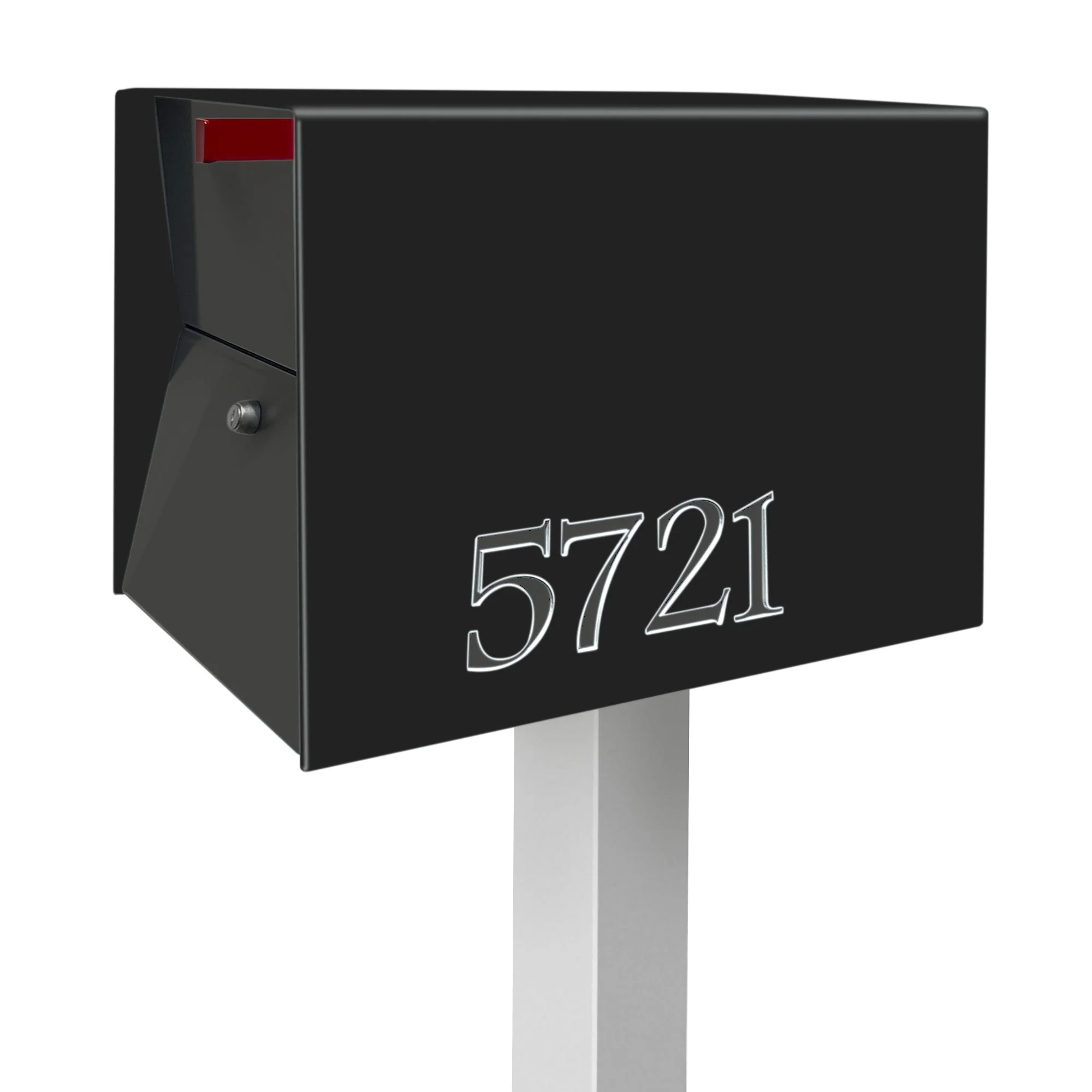NEW! The UpTown Box Locking Package Dropbox  in JET BLACK - Modern Mailbox - Image 21