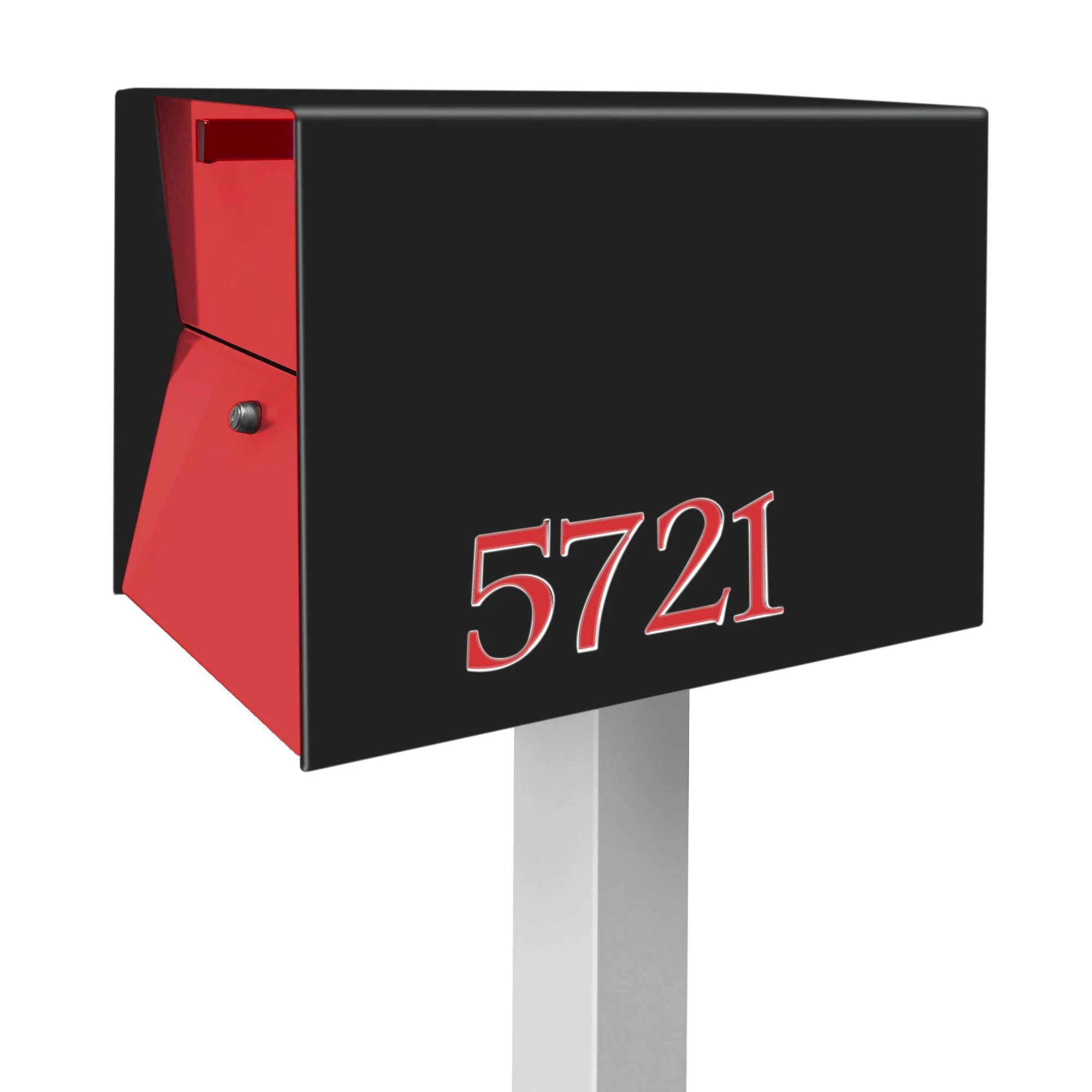 NEW! The UpTown Box Locking Package Dropbox  in JET BLACK - Modern Mailbox - Image 24