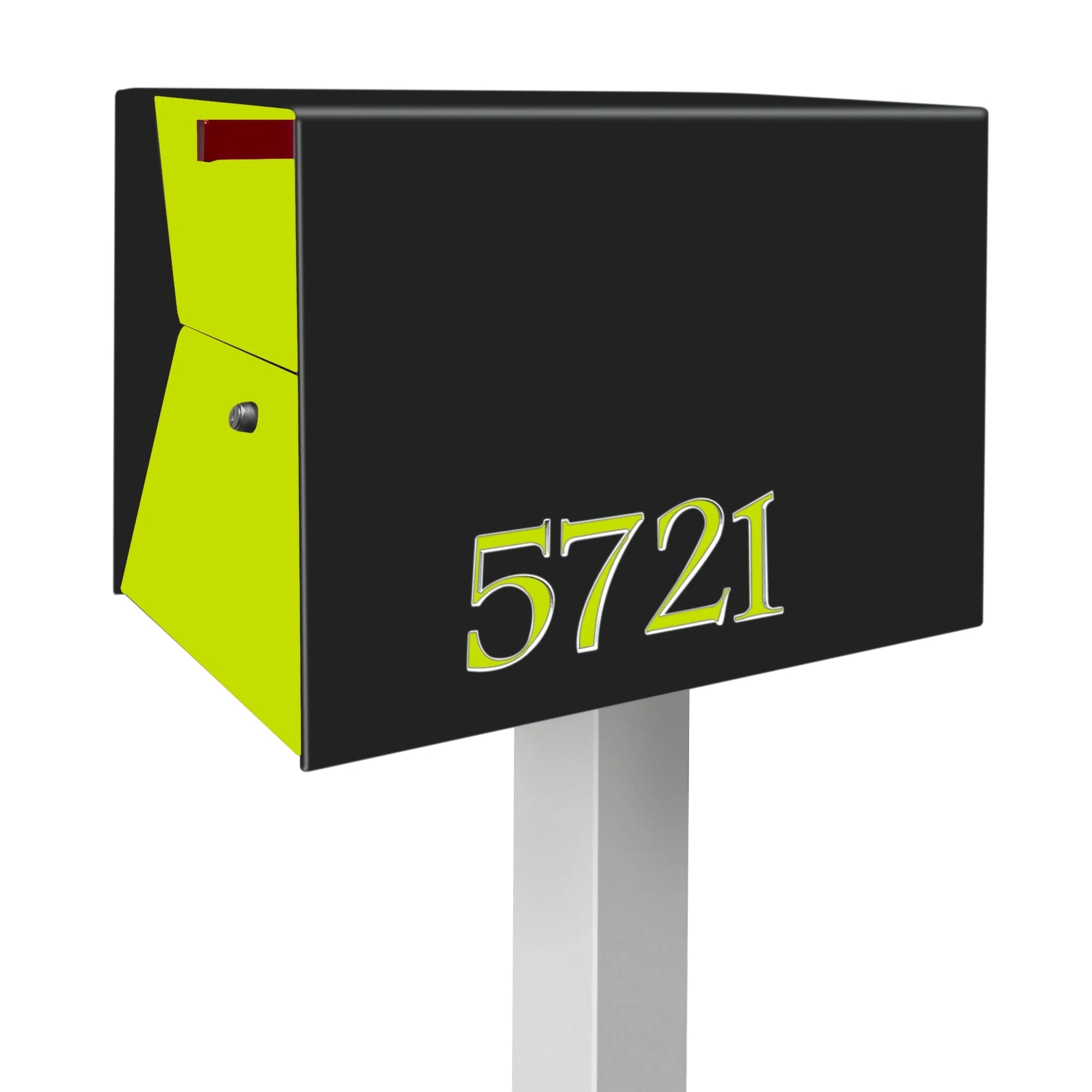 NEW! The UpTown Box Locking Package Dropbox  in JET BLACK - Modern Mailbox - Image 29