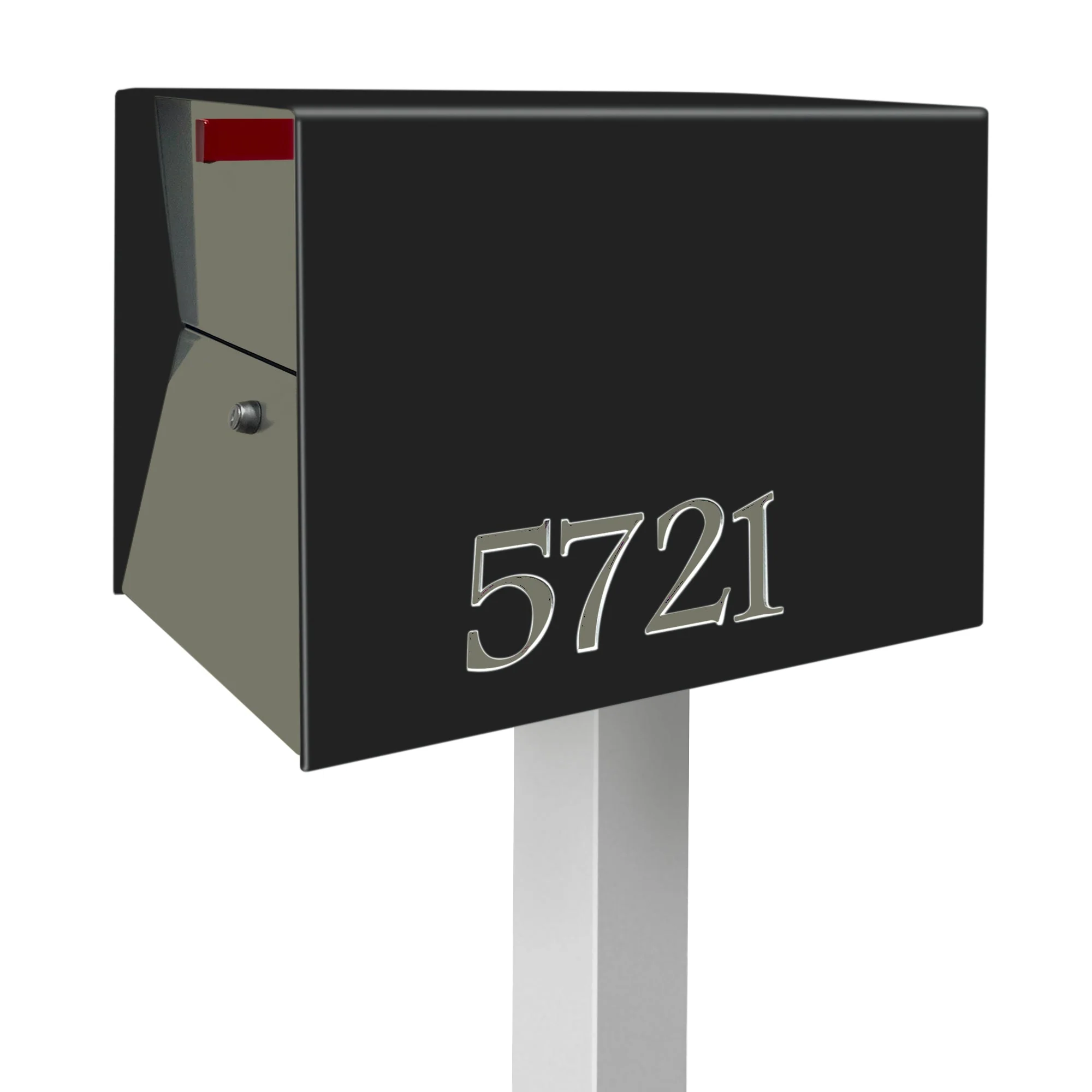 NEW! The UpTown Box Locking Package Dropbox  in JET BLACK - Modern Mailbox - Image 31