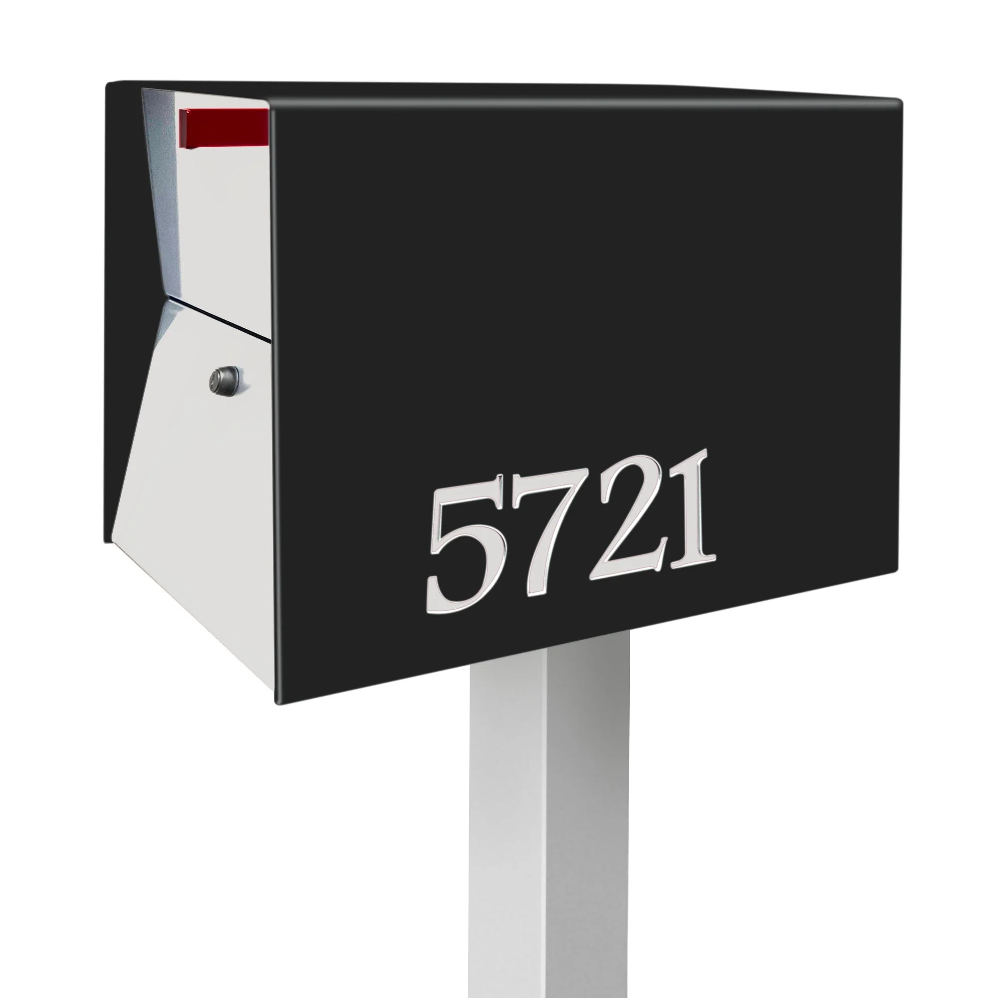 NEW! The UpTown Box Locking Package Dropbox  in JET BLACK - Modern Mailbox - Image 33