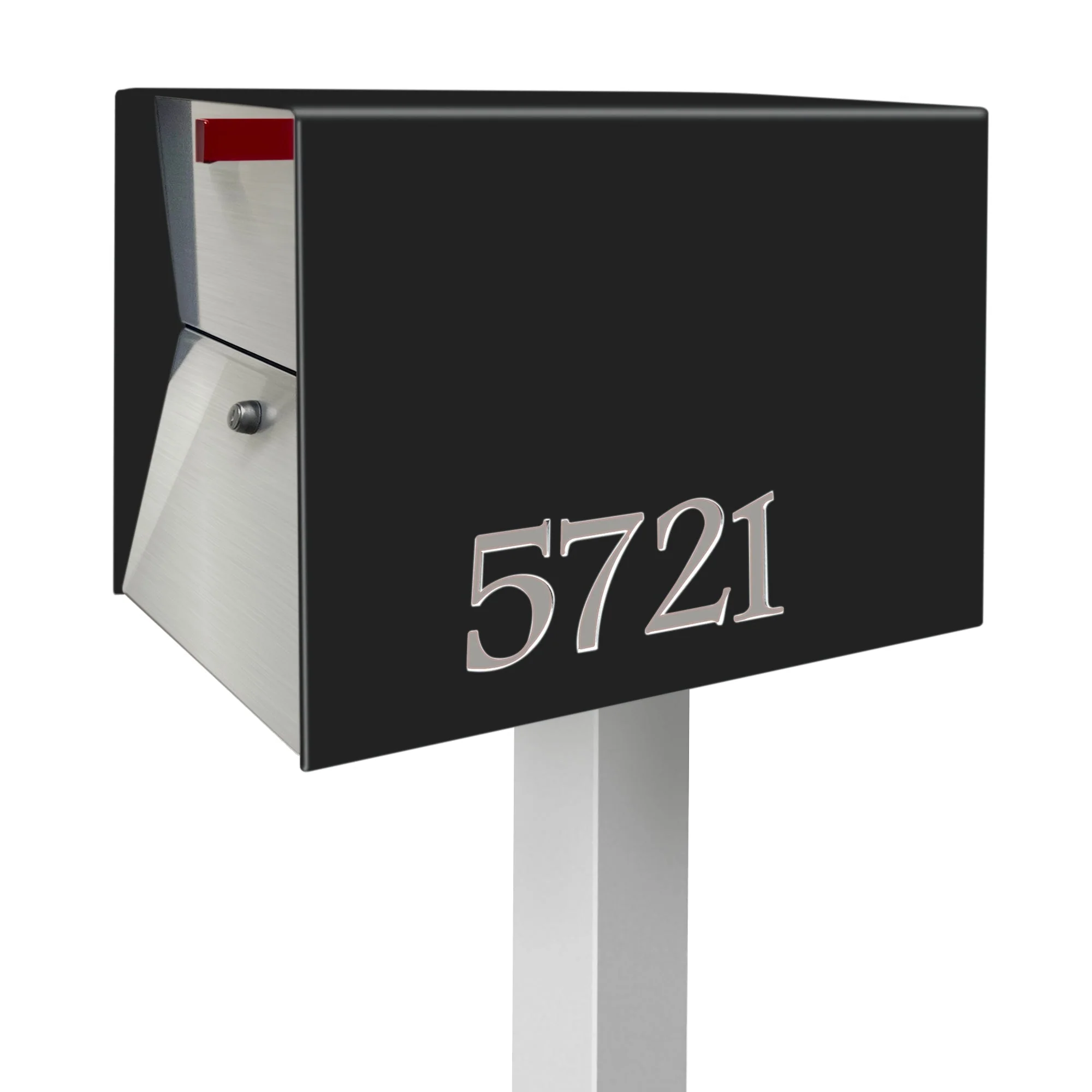 NEW! The UpTown Box Locking Package Dropbox  in JET BLACK - Modern Mailbox - Image 34