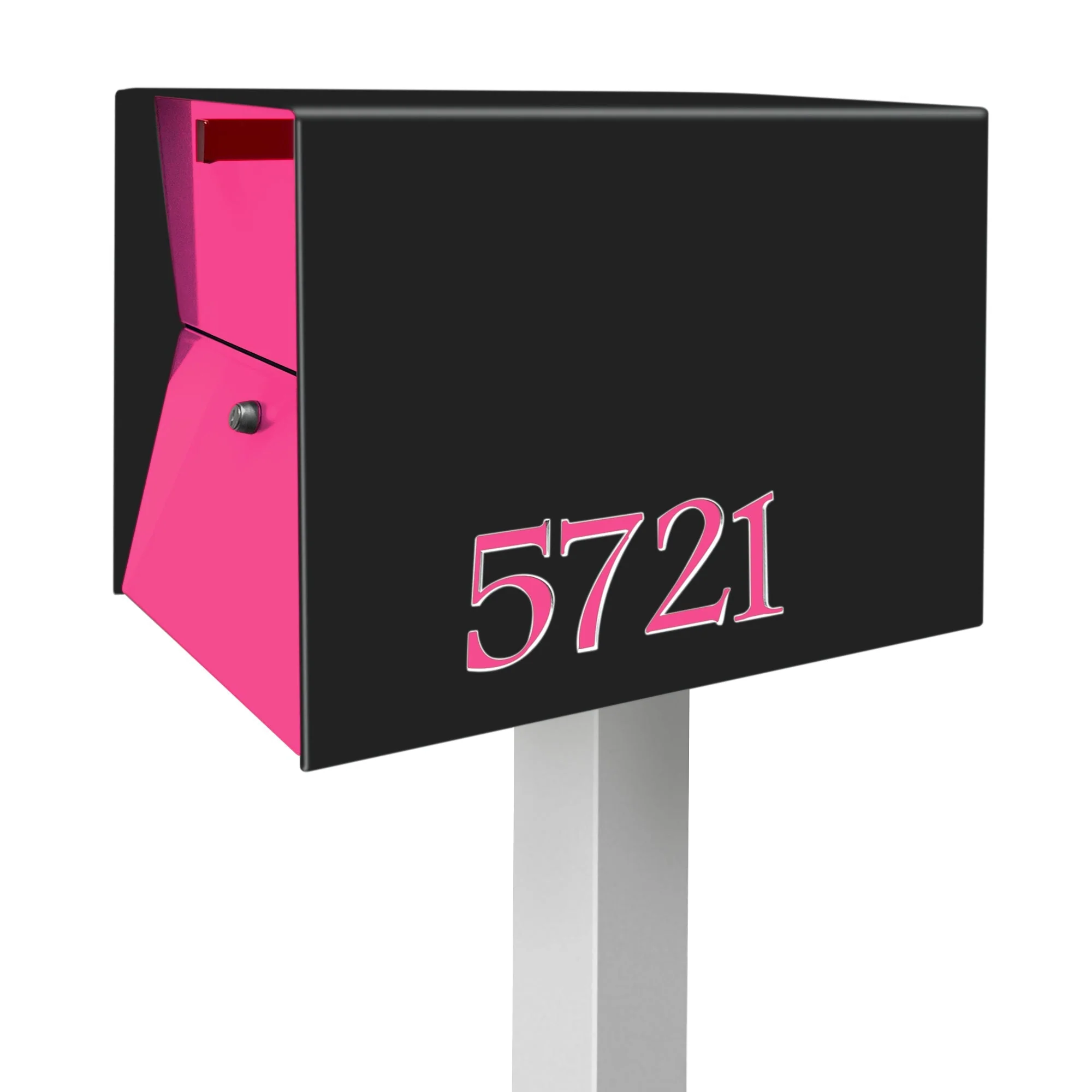 NEW! The UpTown Box Locking Package Dropbox  in JET BLACK - Modern Mailbox - Image 38