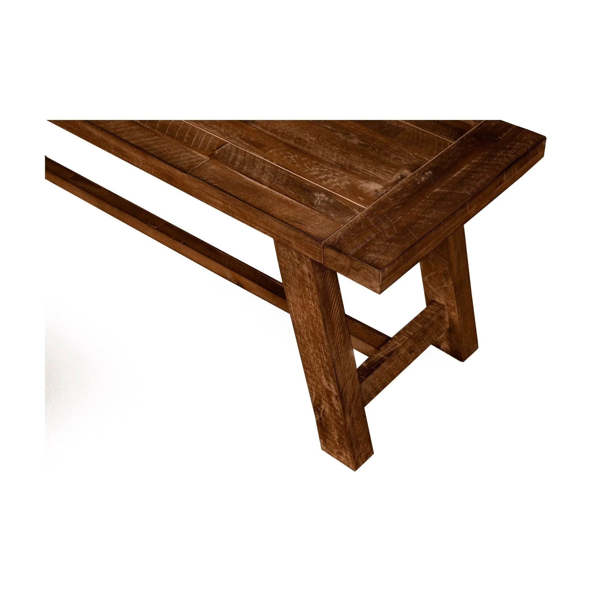 Newberry Bench, Medium Brown - Image 4