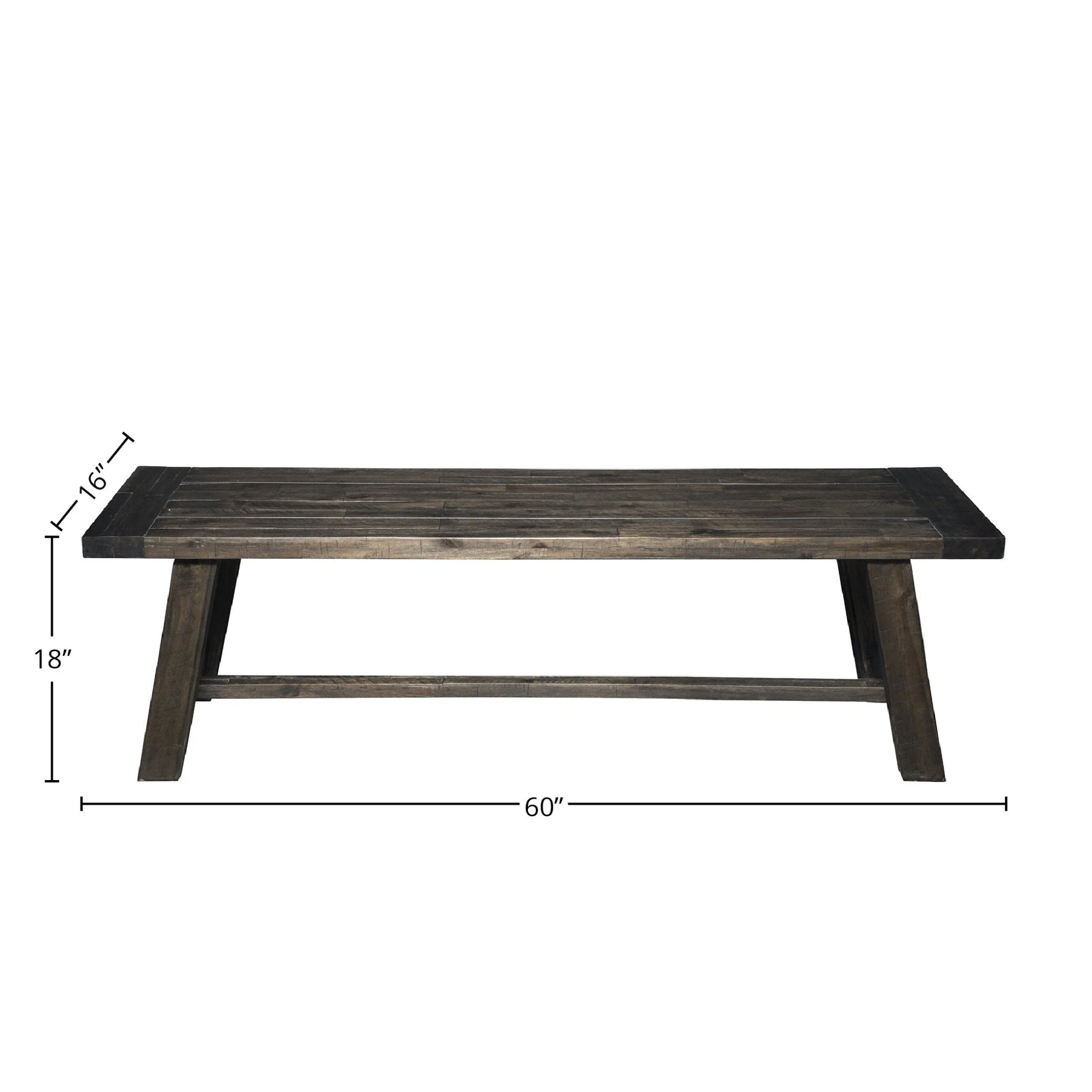 Newberry Bench, Salvaged Grey - Image 5