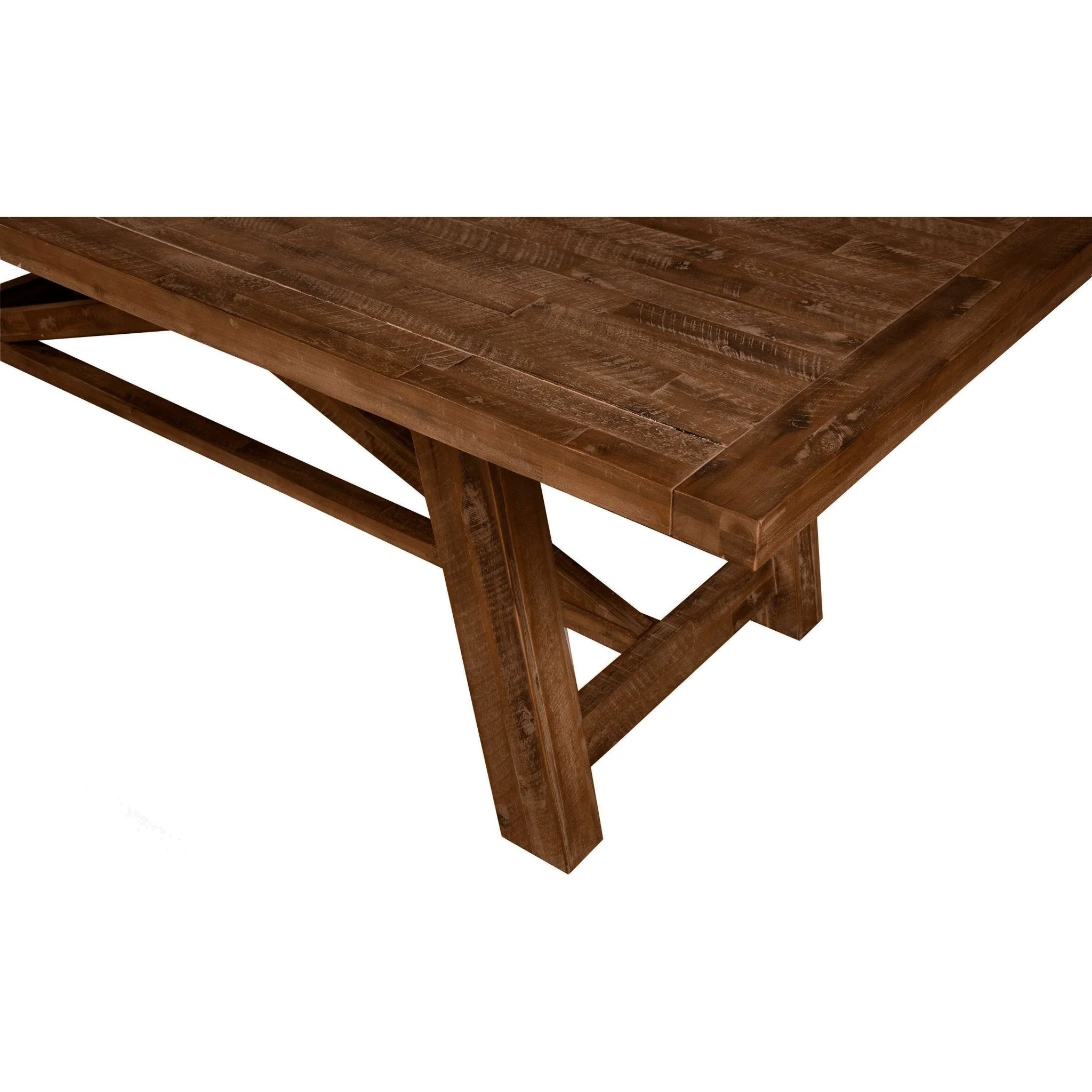 Newberry Rectangular Dining Table, Medium Brown - Image 4