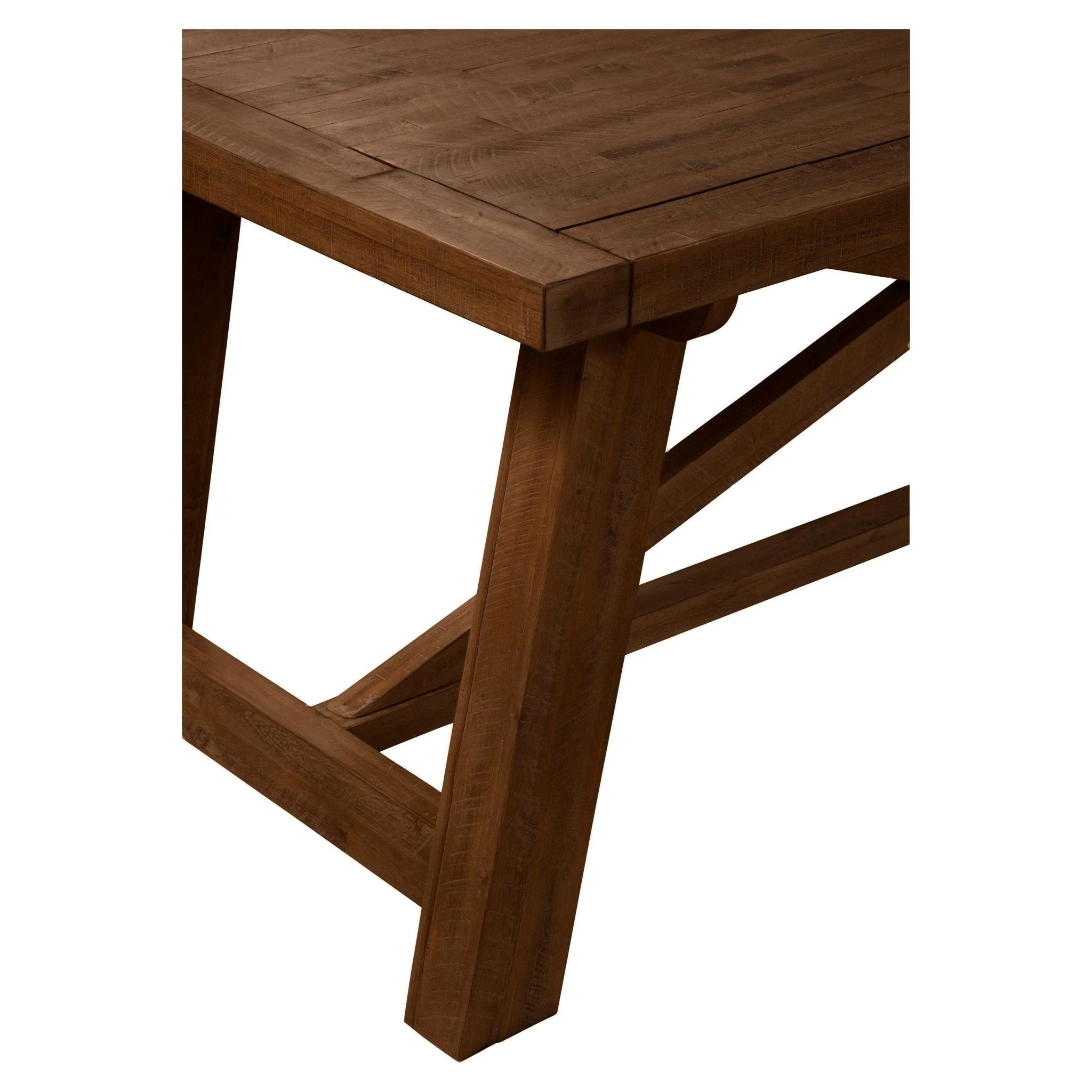 Newberry Rectangular Dining Table, Medium Brown - Image 5