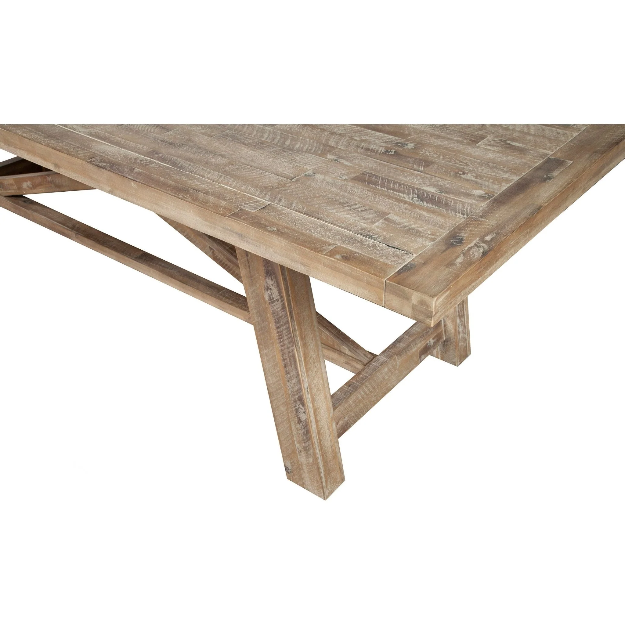 Newberry Rectangular Dining Table, Weathered Natural - Image 11
