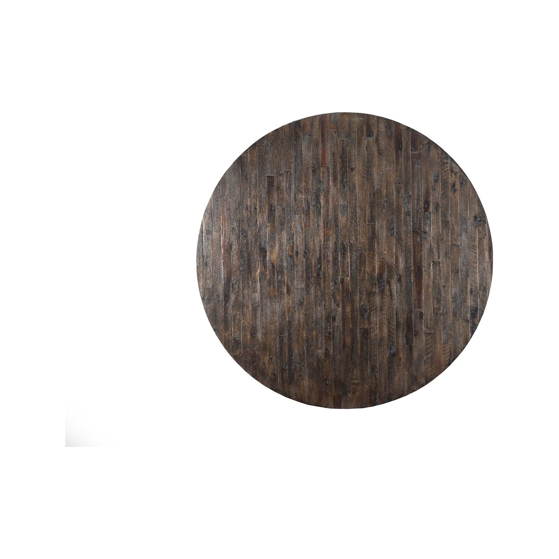 Newberry Round Dining Table, Salvaged Grey - Image 3