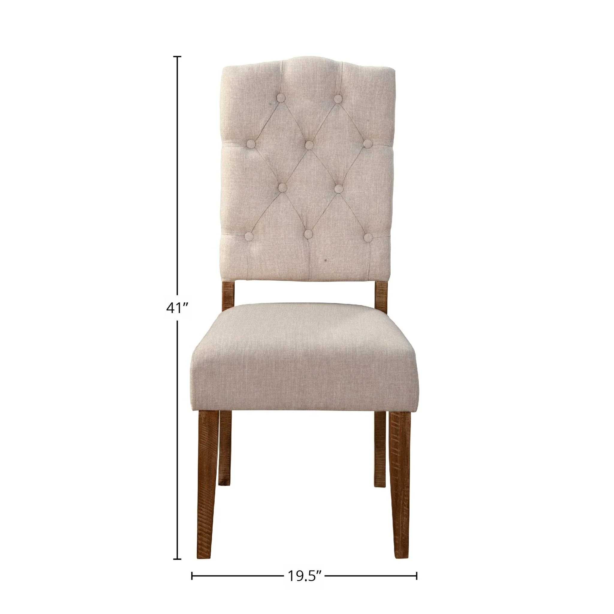 Newberry Side Chairs, Medium Brown - Image 7