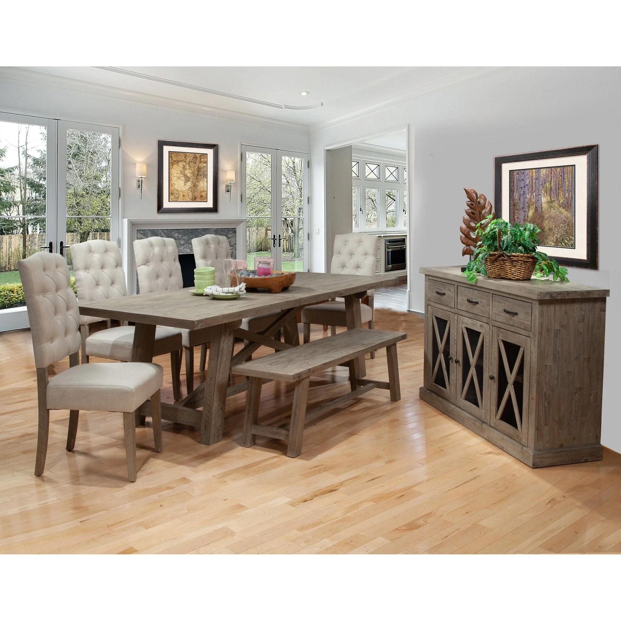 Newberry Side Chairs, Weathered Natural - Image 6