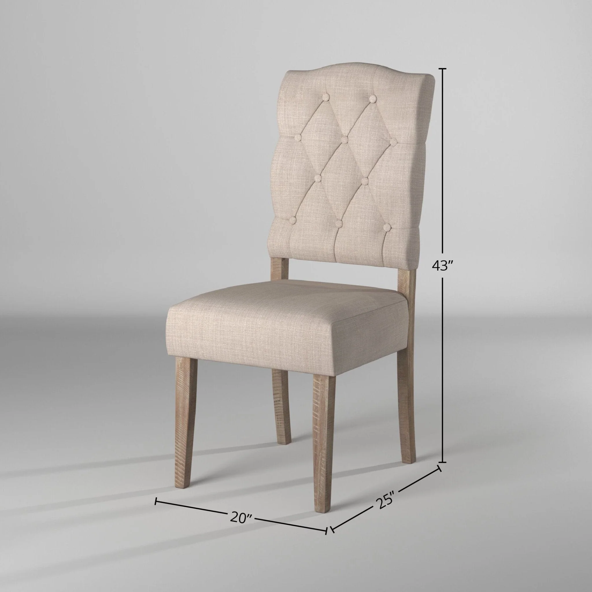 Newberry Side Chairs, Weathered Natural - Image 9