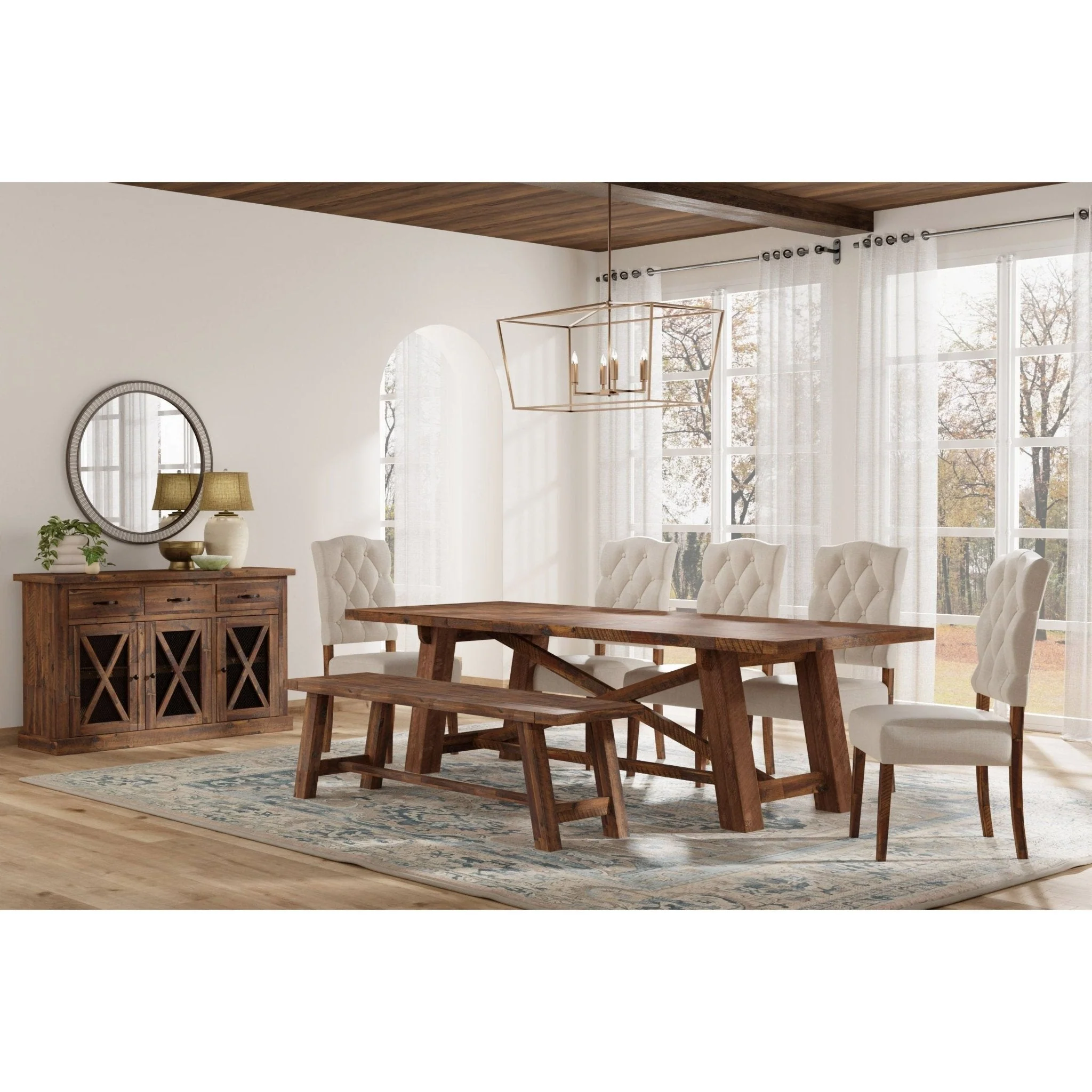 Newberry Sideboard, Medium Brown - Image 5