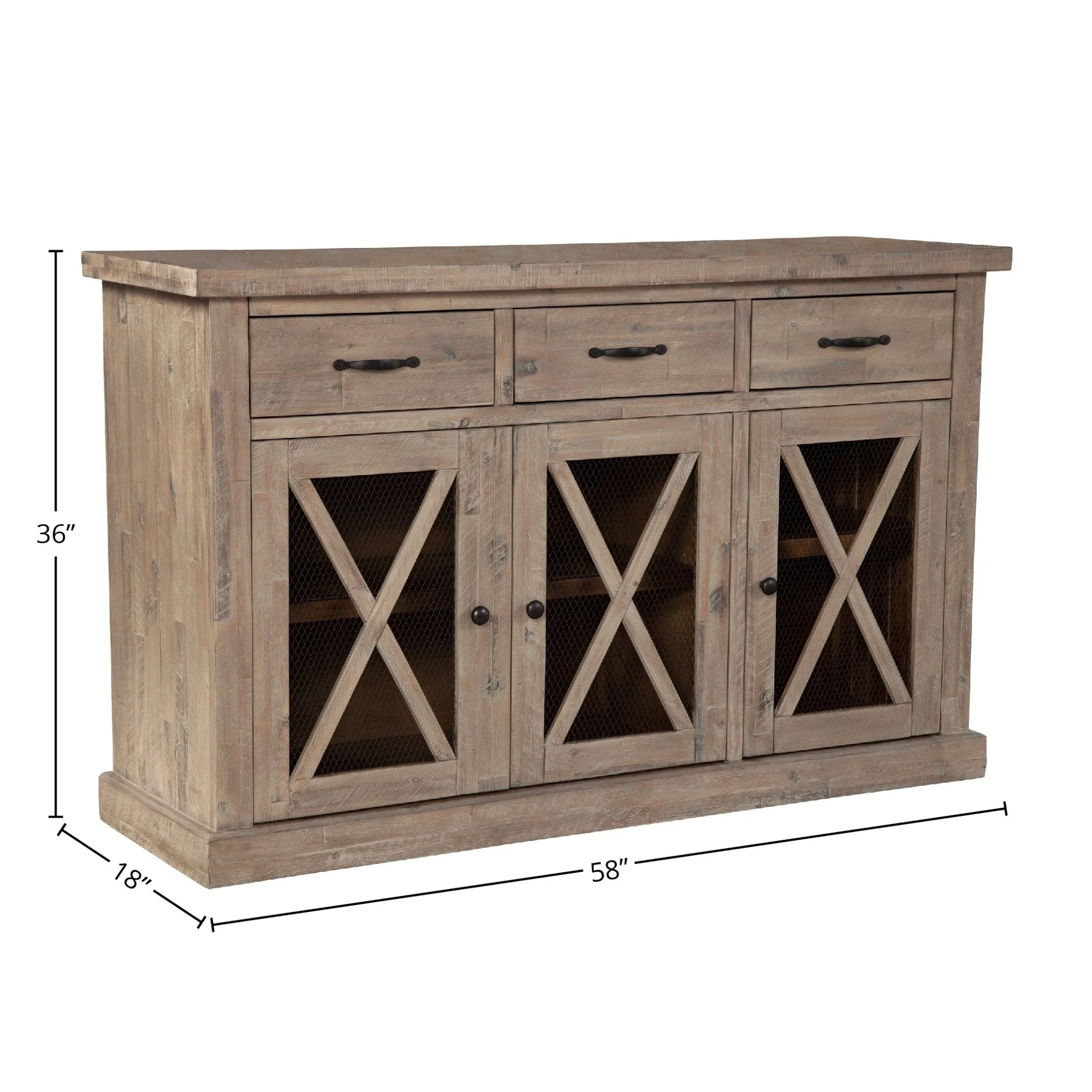 Newberry Sideboard, Weathered Natural - Image 7