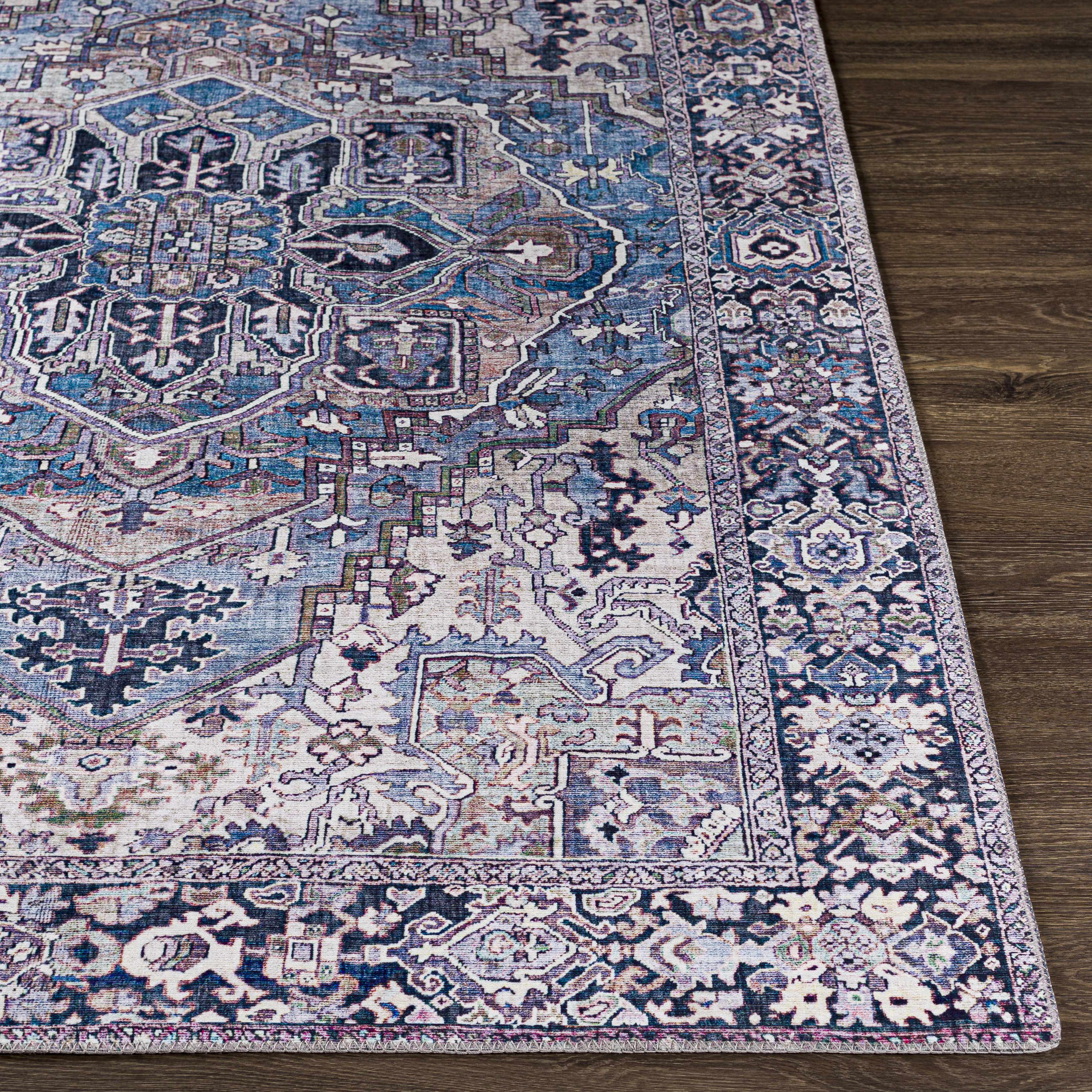 Neyland Iris Blue Area Rug 2362 - Image 4