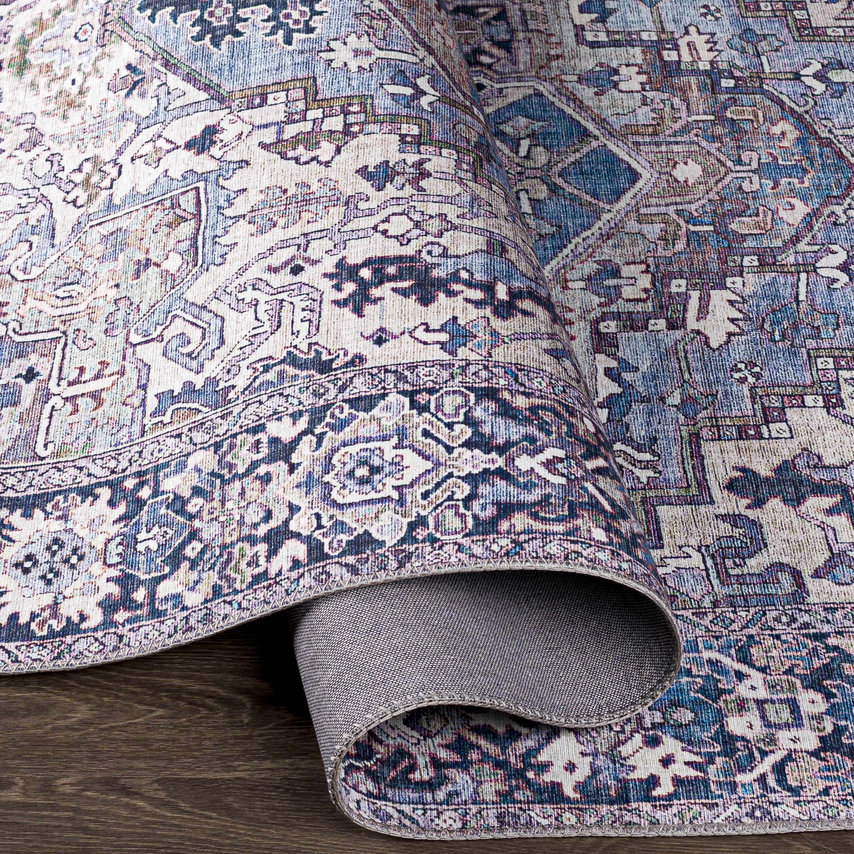 Neyland Iris Blue Area Rug 2362 - Image 5