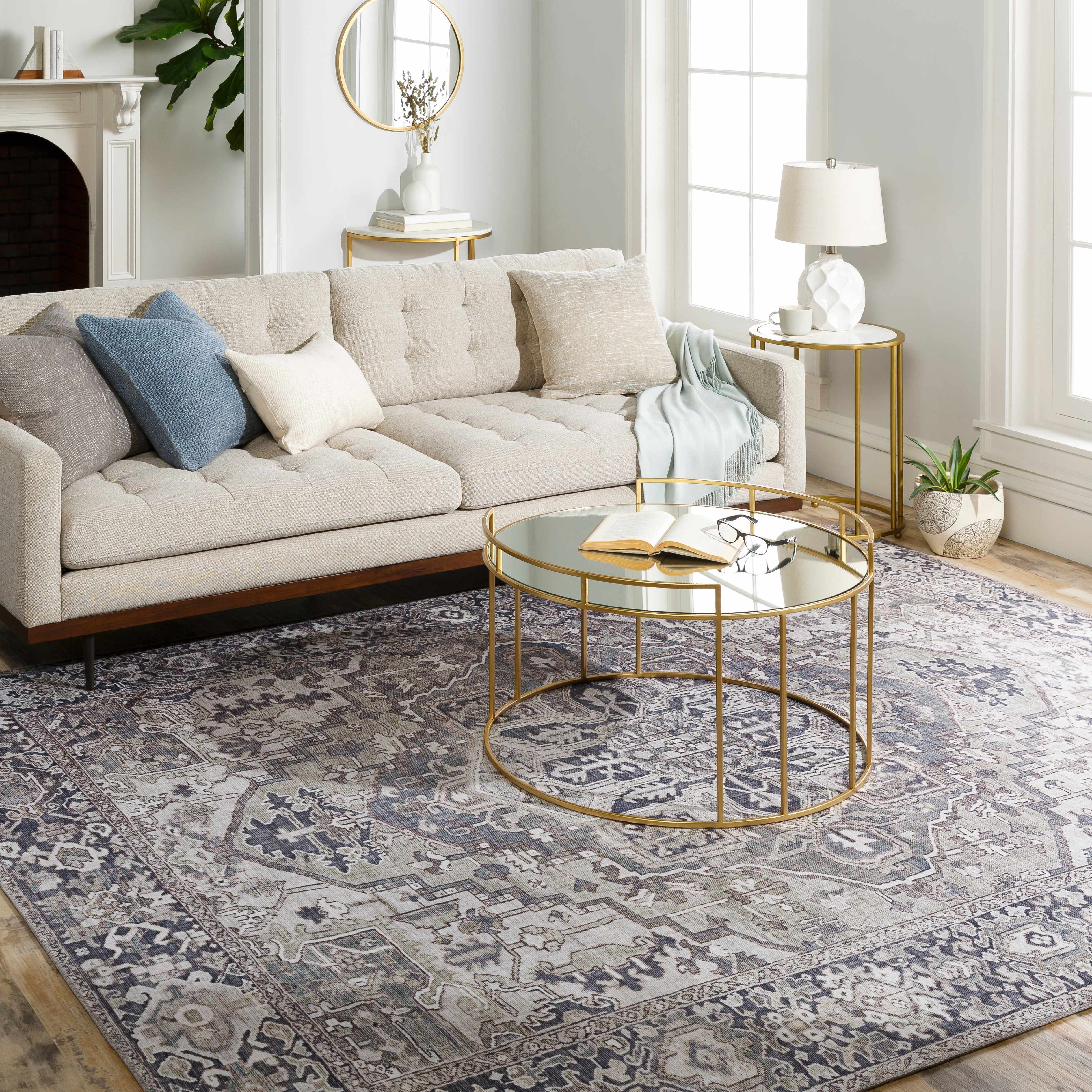Neyland Iris Gray Area Rug 2359 - Image 3