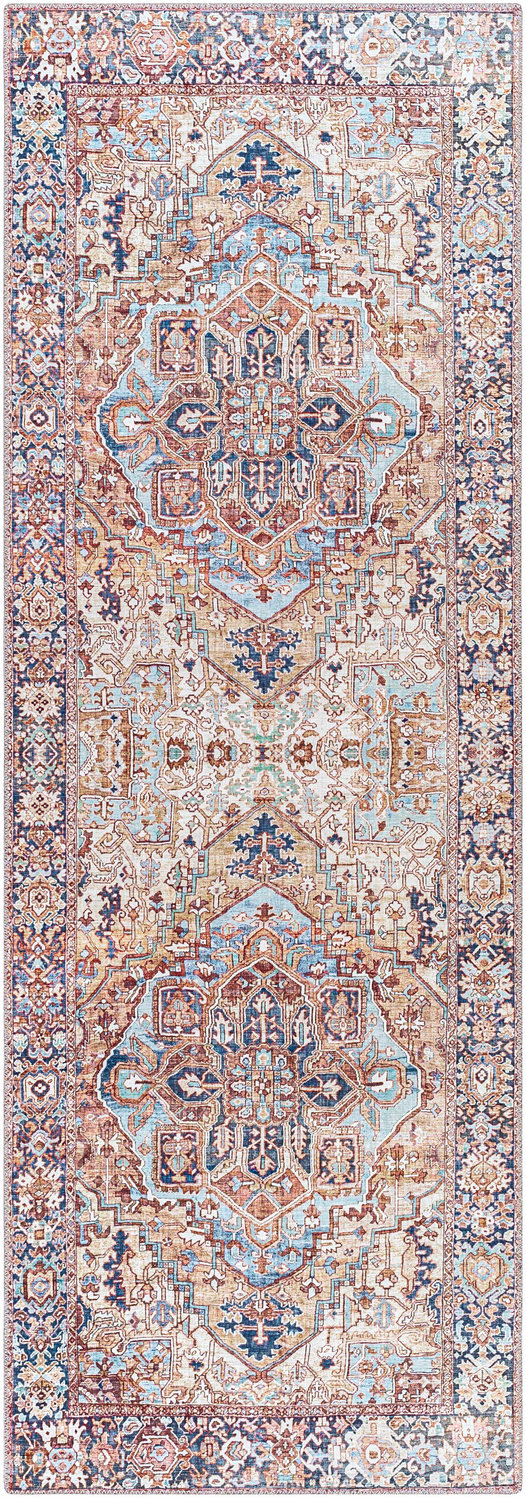 Neyland Iris Olive & Brown Area Rug 2360 - Image 4