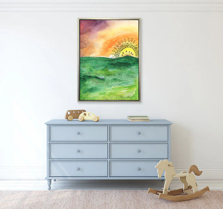 Night Lingers - Open Edition Canvas Print - Image 2