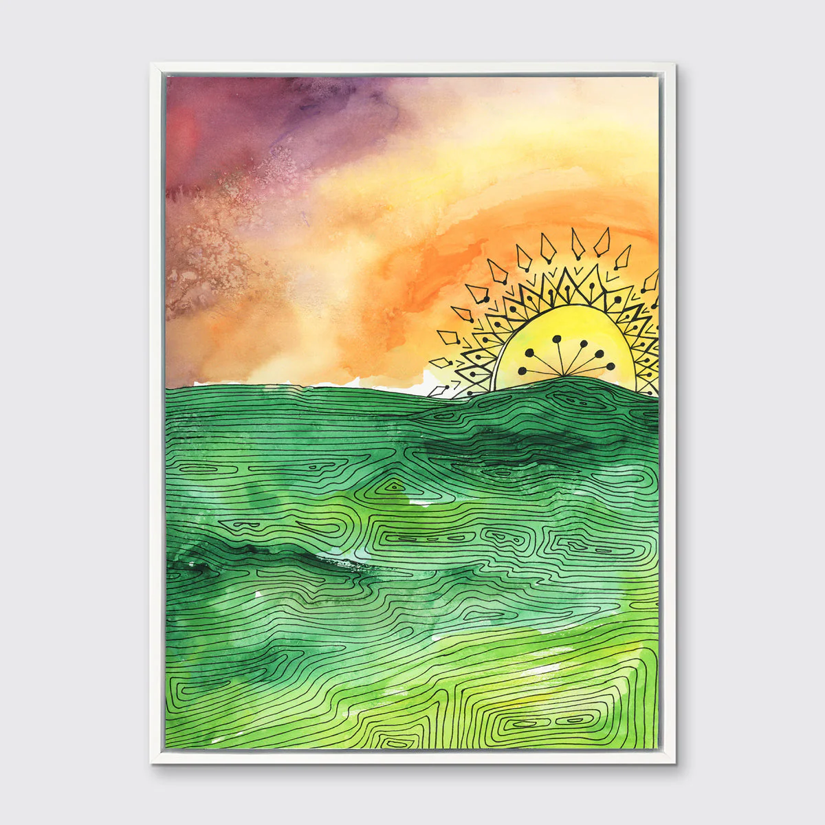 Night Lingers - Open Edition Canvas Print - Image 4