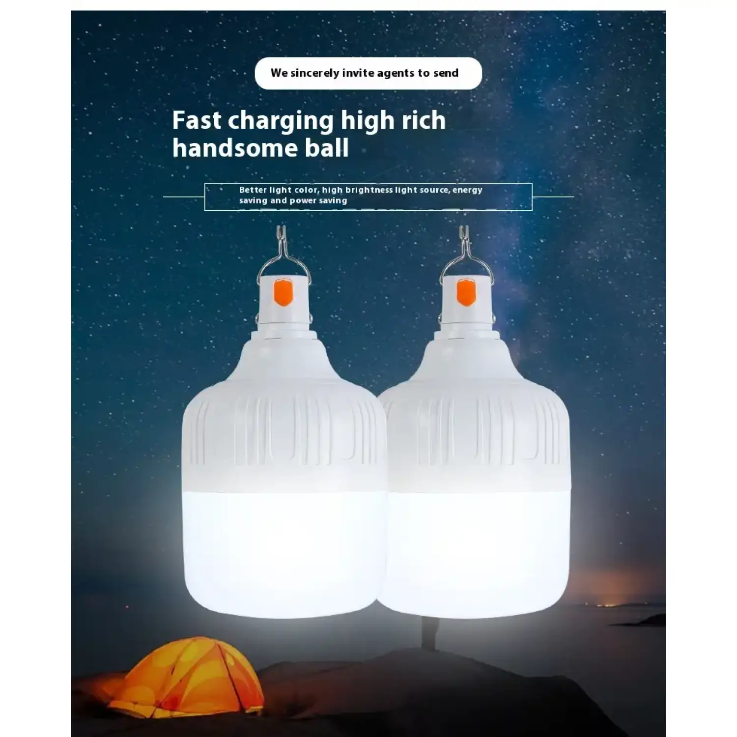 Night Market Stall Rechargeable LED Bulbs with High Brightness - Image 25