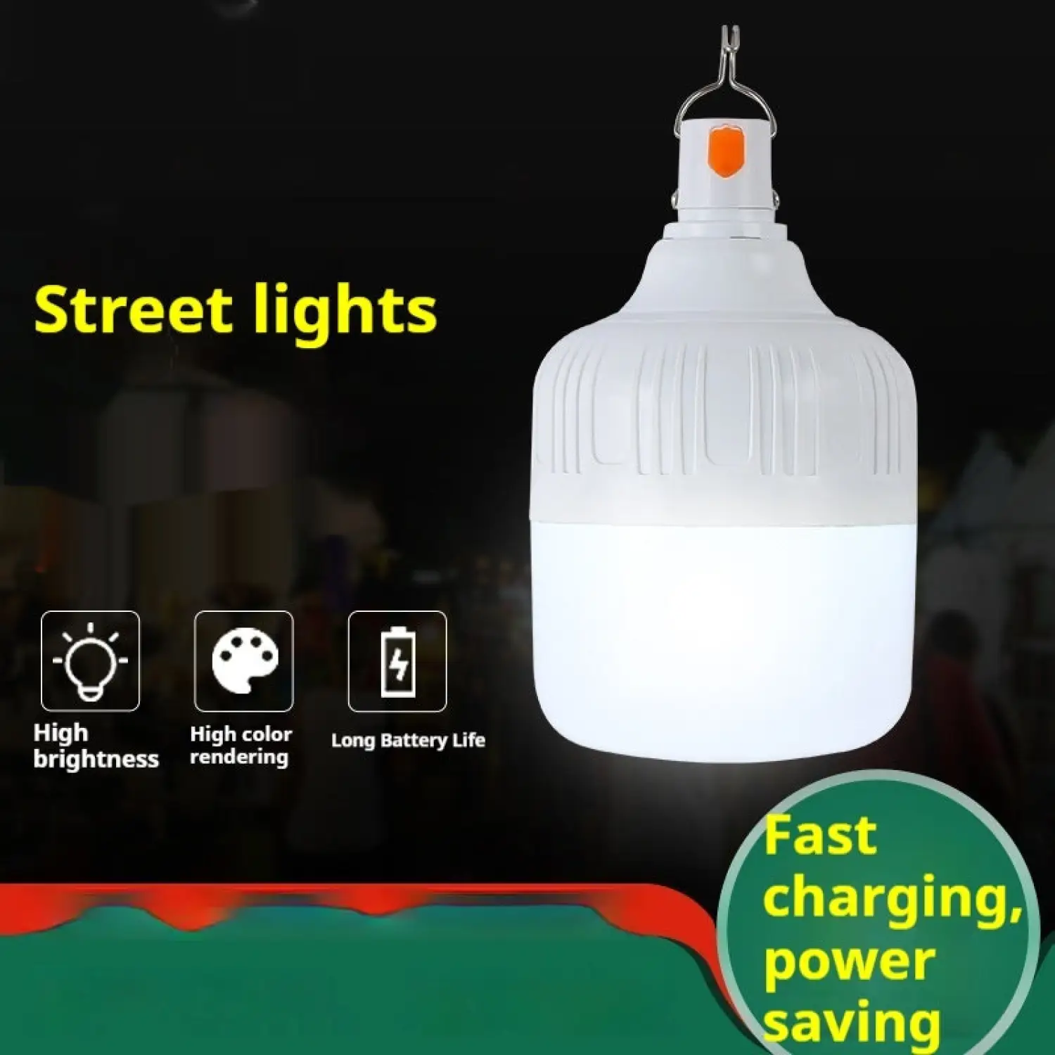 Night Market Stall Rechargeable LED Bulbs with High Brightness - Image 6