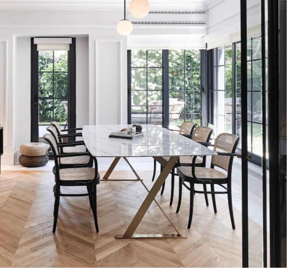 No 811 Bentwood Armchair by Ton - Black Stained Beech-Cane Seat/Cane Back - Image 7