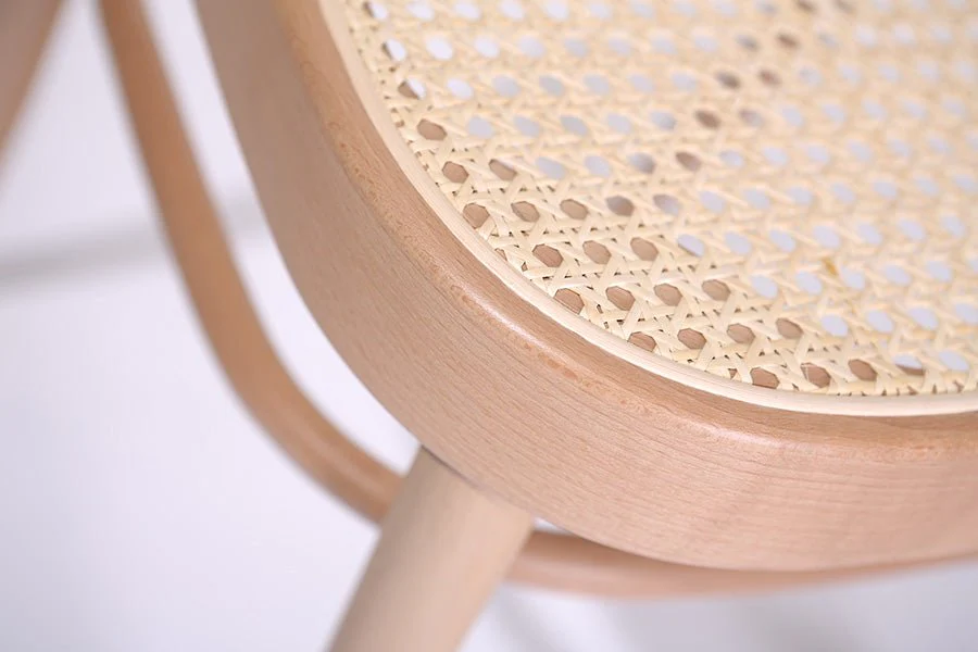 No. 811 Bentwood Chair by Ton-Natural Beech-Cane Seat/Cane Back - Image 10