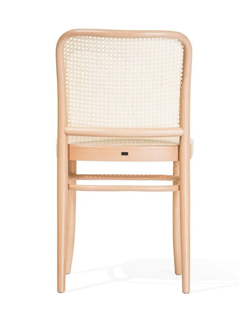 No. 811 Bentwood Chair by Ton-Natural Beech-Cane Seat/Cane Back - Image 4