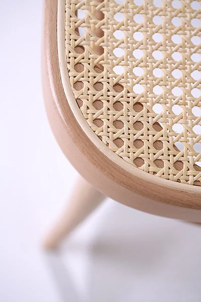 No. 811 Bentwood Chair by Ton-Natural Beech-Cane Seat/Cane Back - Image 9