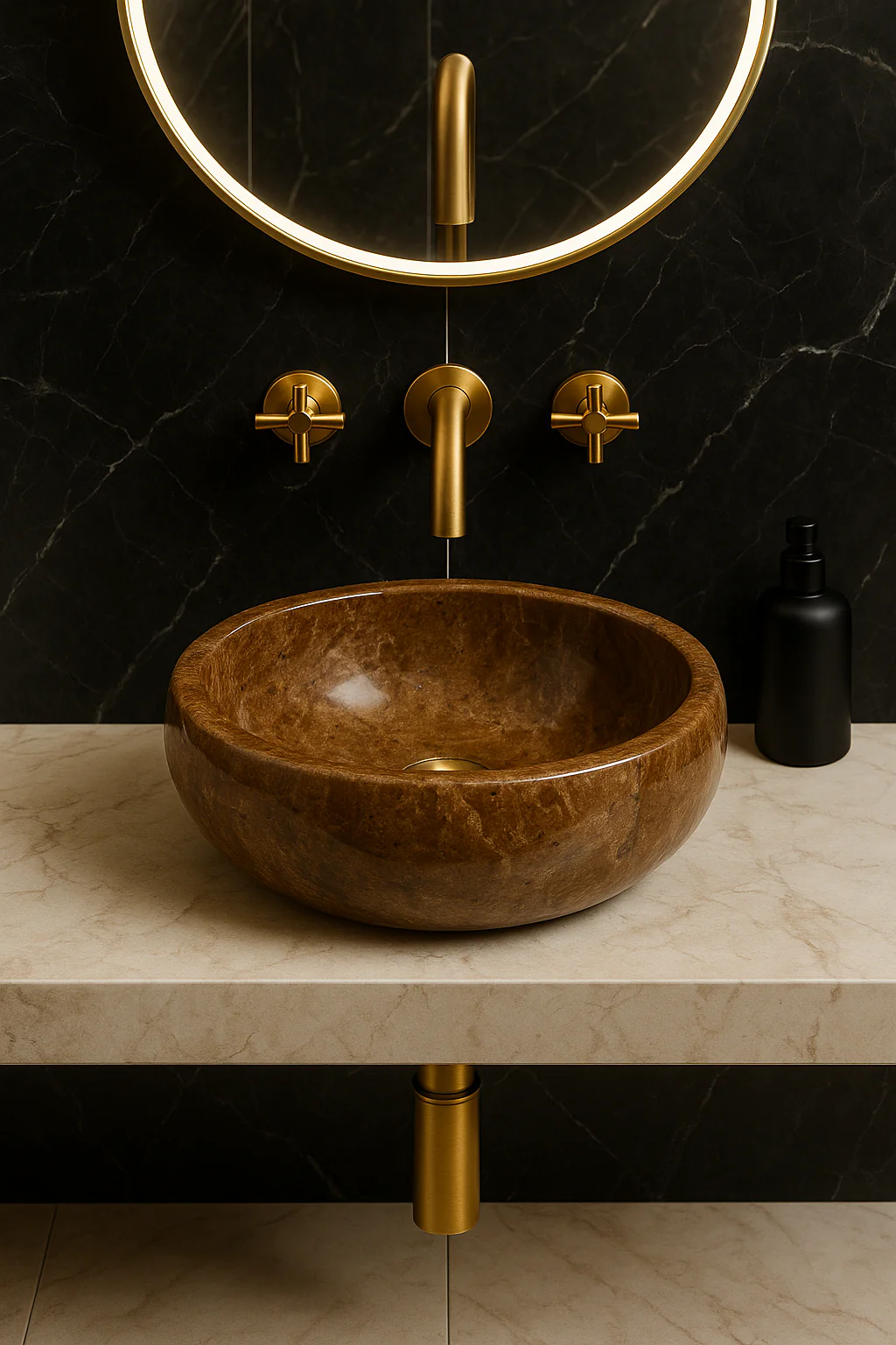 Noce Travertine Sink - Image 3