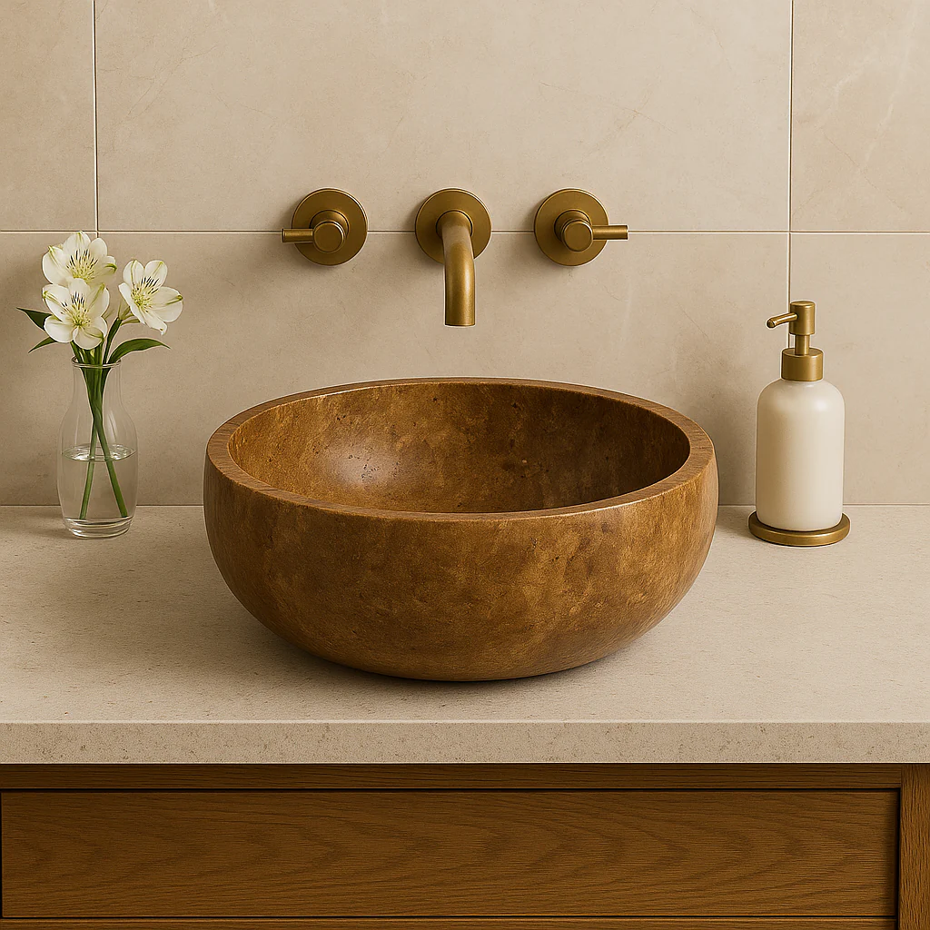 Noce Travertine Sink - Image 4