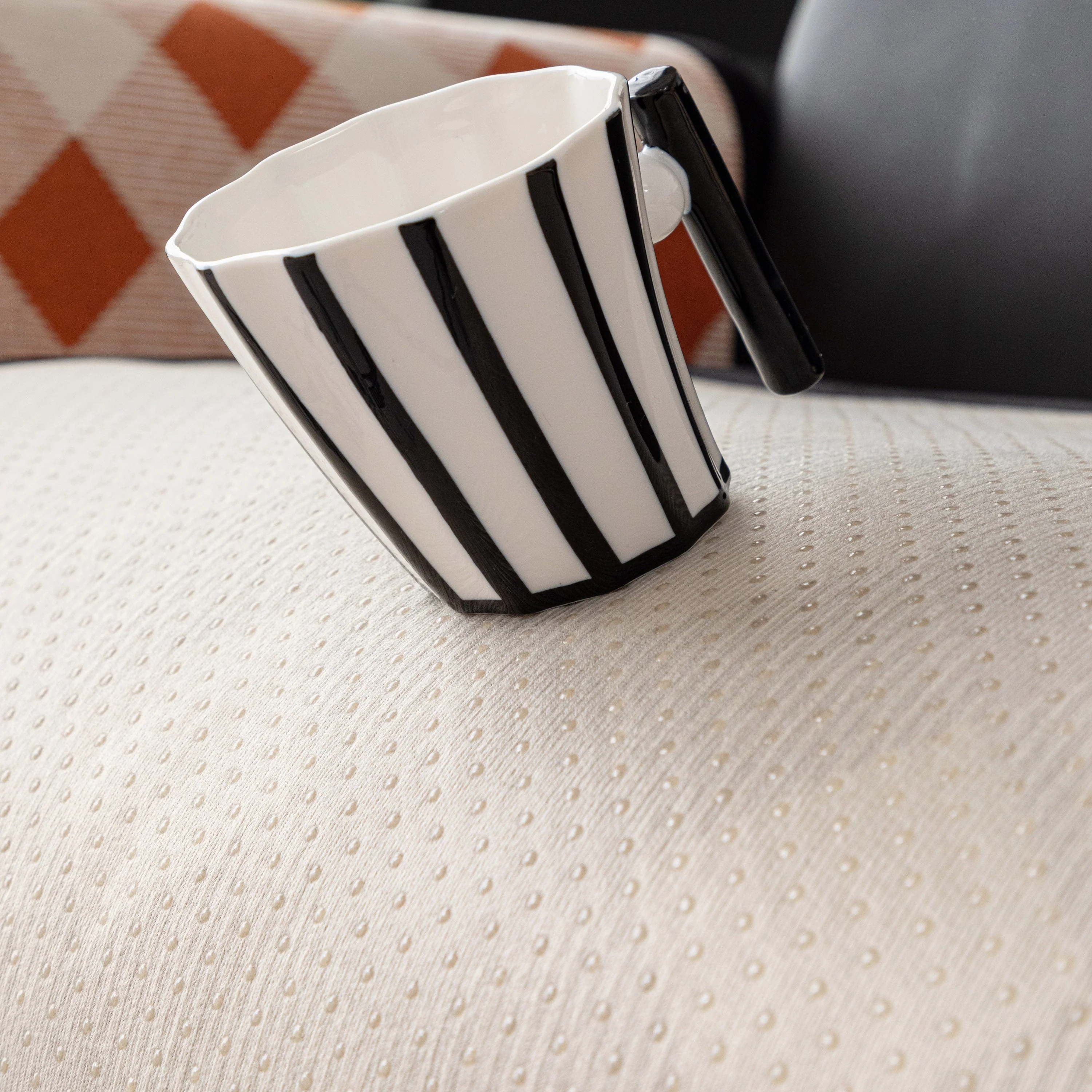 Non-Slip Chenille Sofa Slipcover Modern Geometric Sofa Protector Fits Most Sofas - Image 26