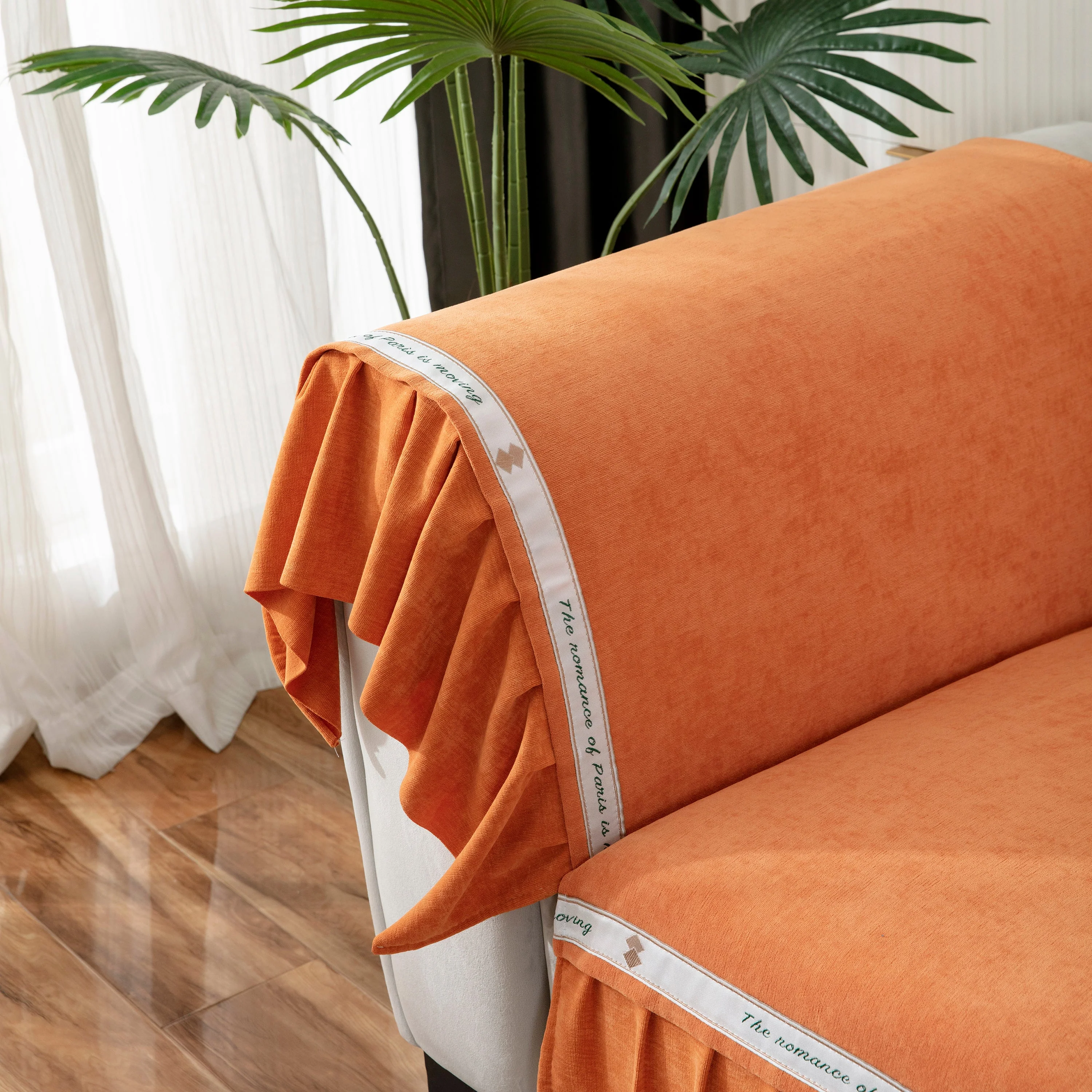 Non-Slip Chenille Sofa Slipcovers with Skirt, Best Pet Sofa Protector Cover, Furniture Covers for Pets - Image 19