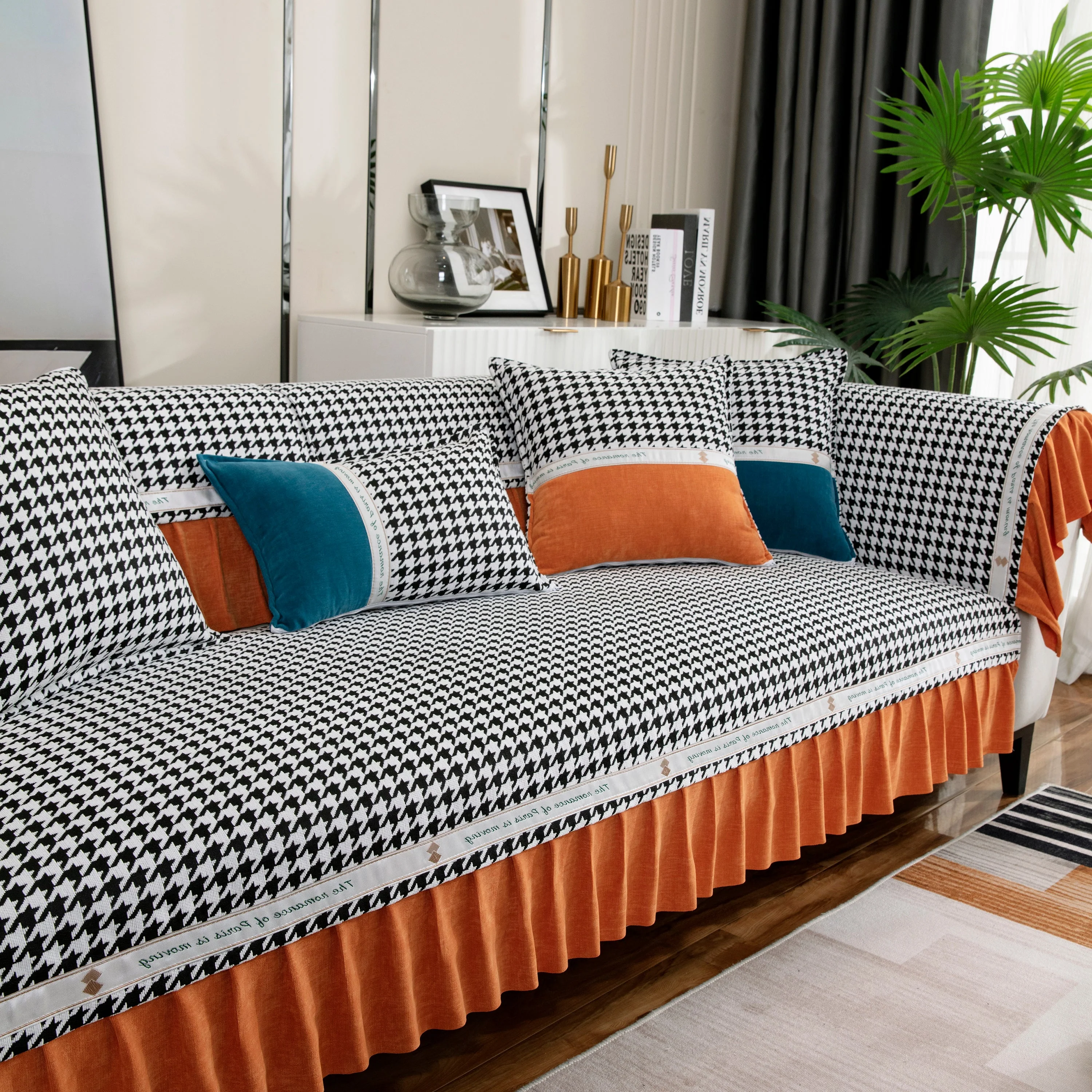 Non-Slip Chenille Sofa Slipcovers with Skirt, Best Pet Sofa Protector Cover, Furniture Covers for Pets - Image 26