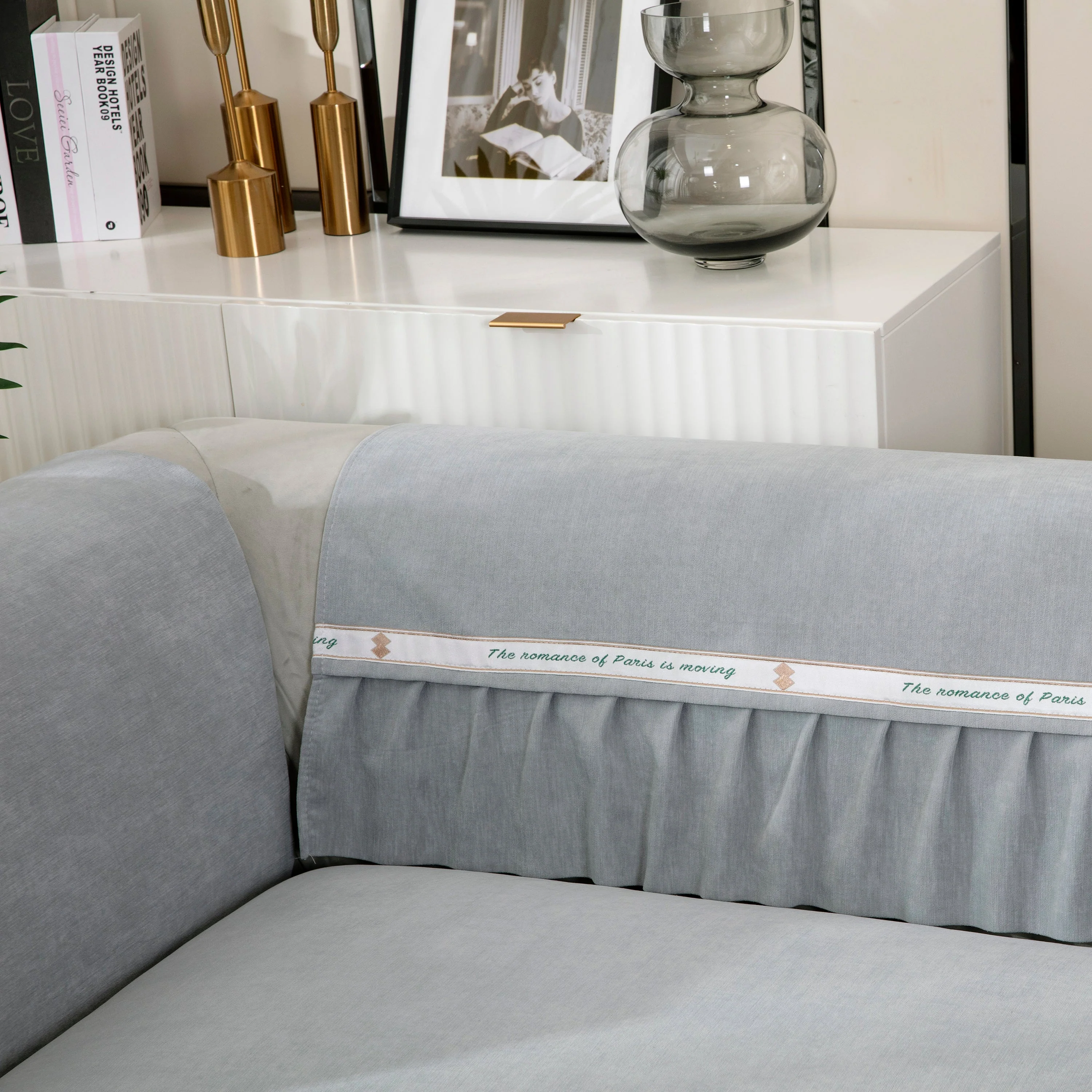 Non-Slip Chenille Sofa Slipcovers with Skirt, Best Pet Sofa Protector Cover, Furniture Covers for Pets - Image 6
