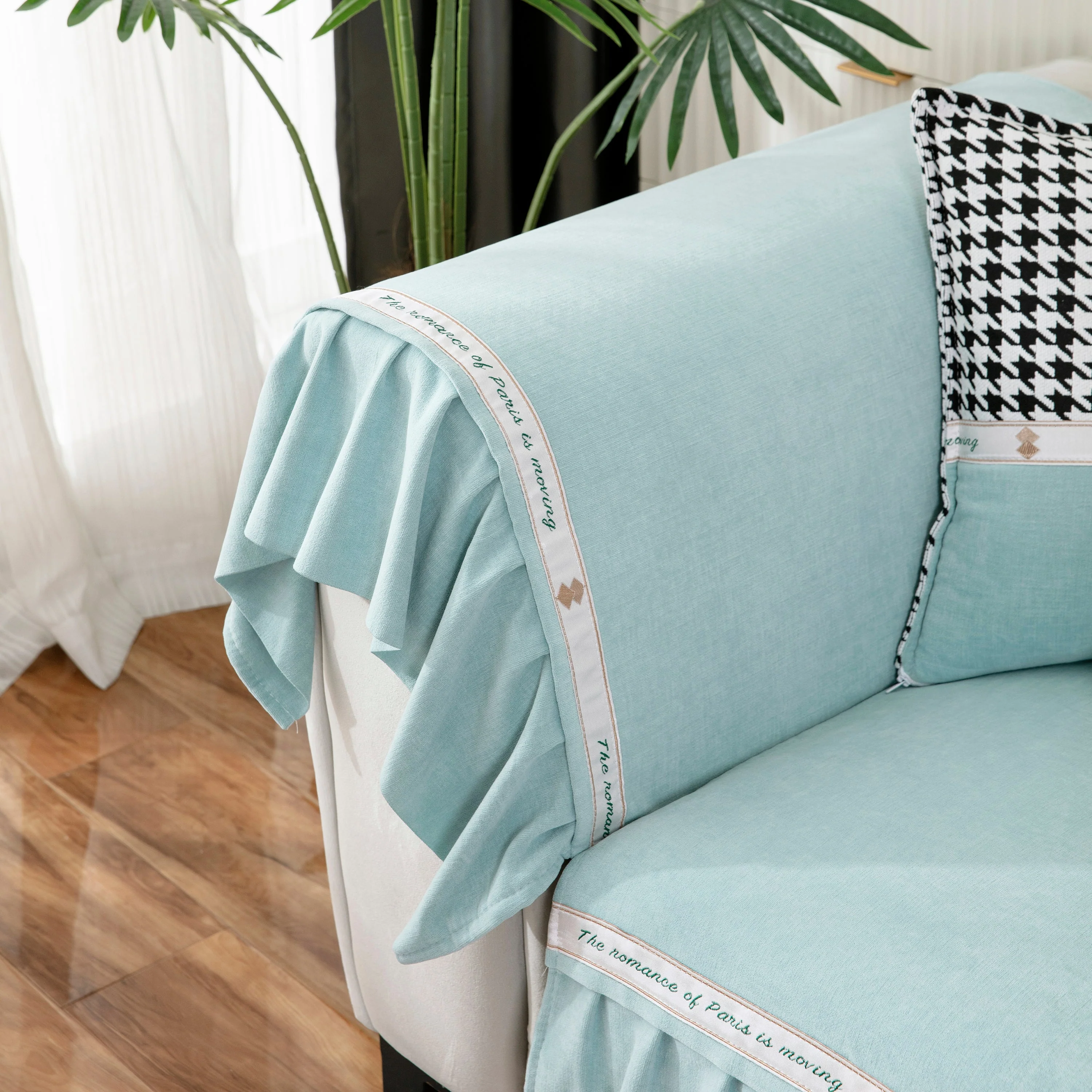 Non-Slip Chenille Sofa Slipcovers with Skirt, Best Pet Sofa Protector Cover, Furniture Covers for Pets - Image 9