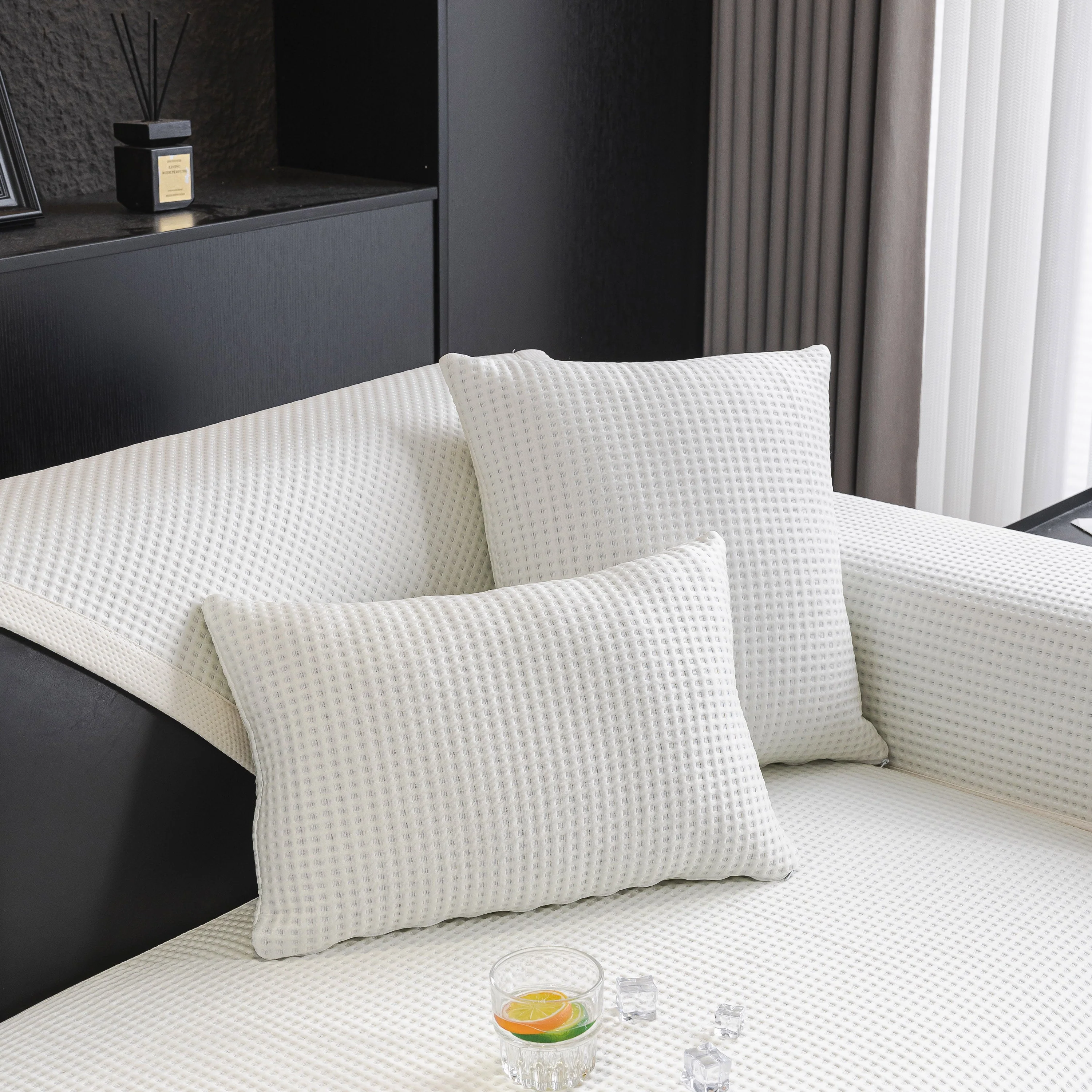 Non-Slip Cooling Breathable Couch Protector Towel, Lightweight Slipcover for Sofas - Image 61