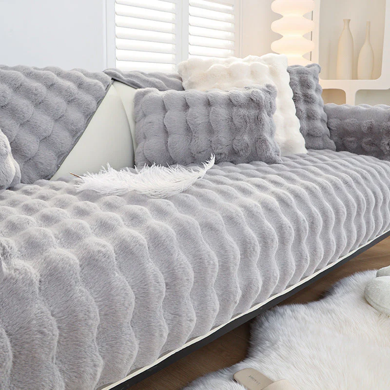 Non-slip Faux Fur Sofa Cover – Super Soft, Fluffy, and Stylish Couch Covers II - Image 7