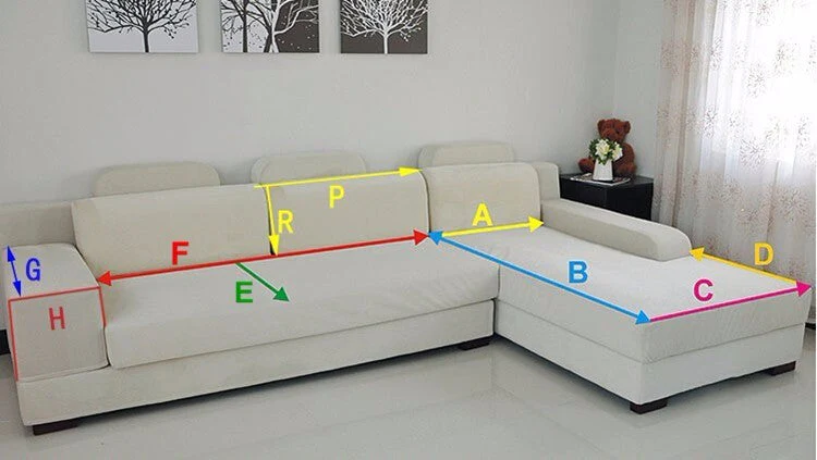 Non-Slip Sectional Couch Cover with Lace, Furniture Protector for Dogs, Pets, and Kids II - Image 11