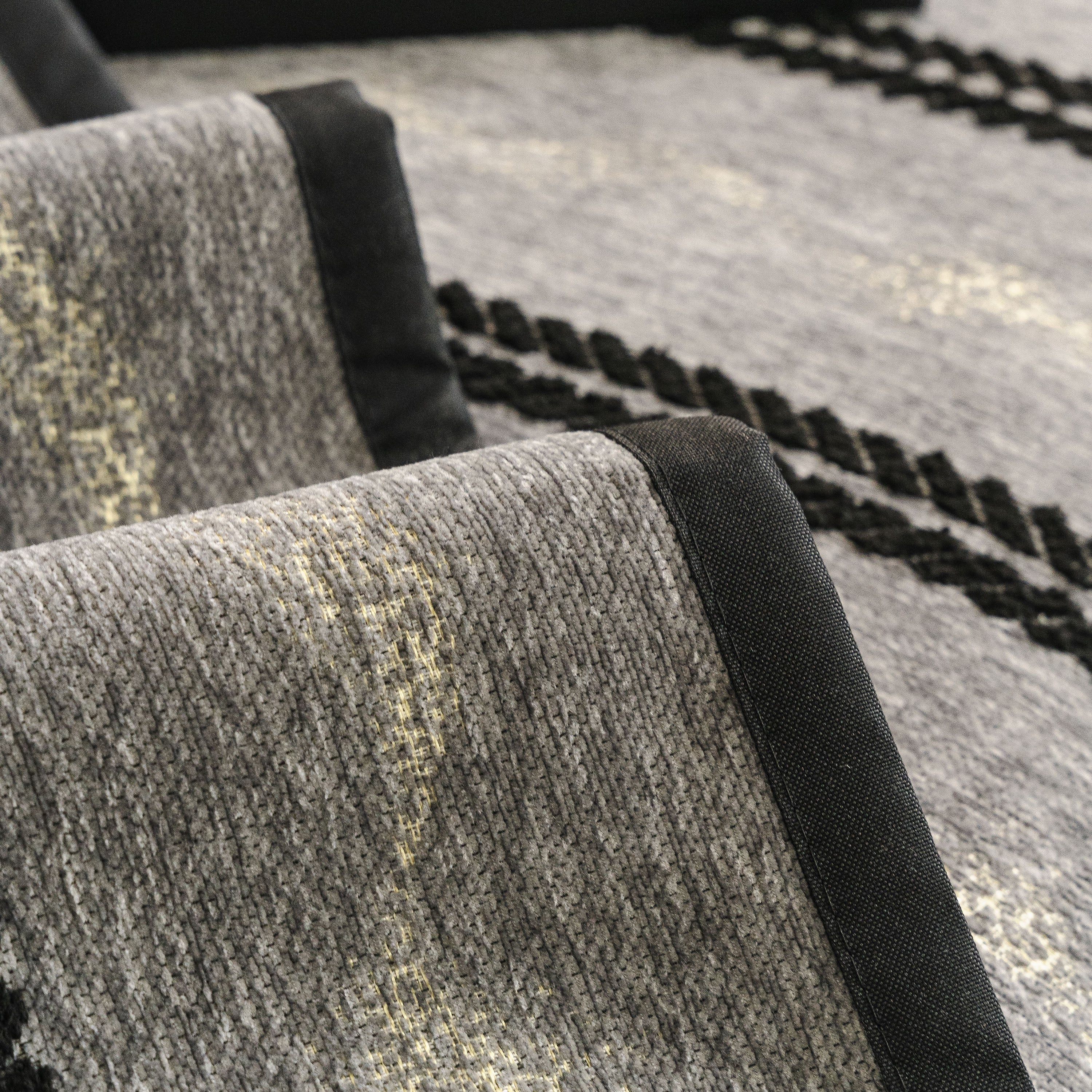 Non-Slip Sofa Cover with Thick Chenille Texture Woven Stripe Couch Protector Throw - Image 51