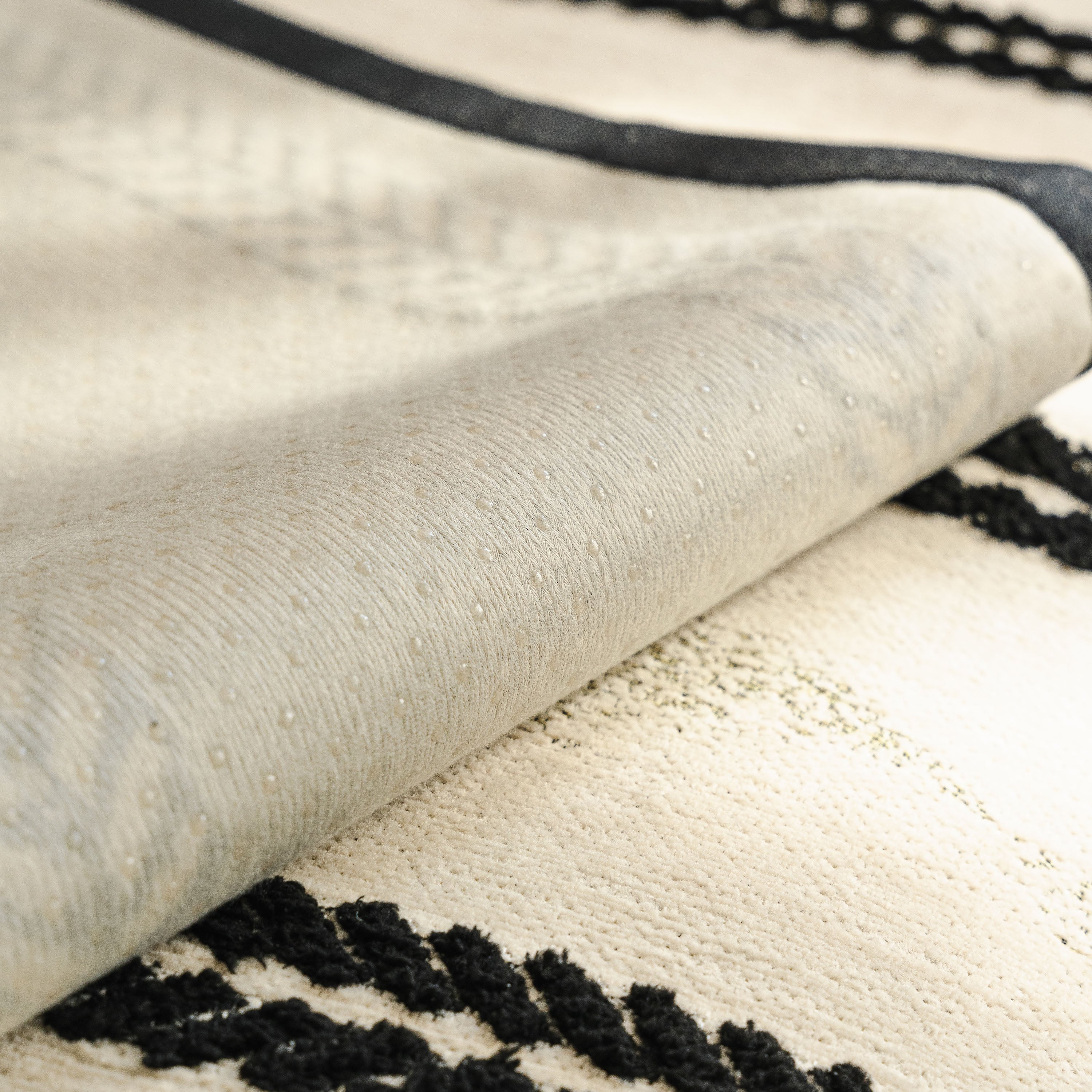 Non-Slip Sofa Cover with Thick Chenille Texture Woven Stripe Couch Protector Throw - Image 66